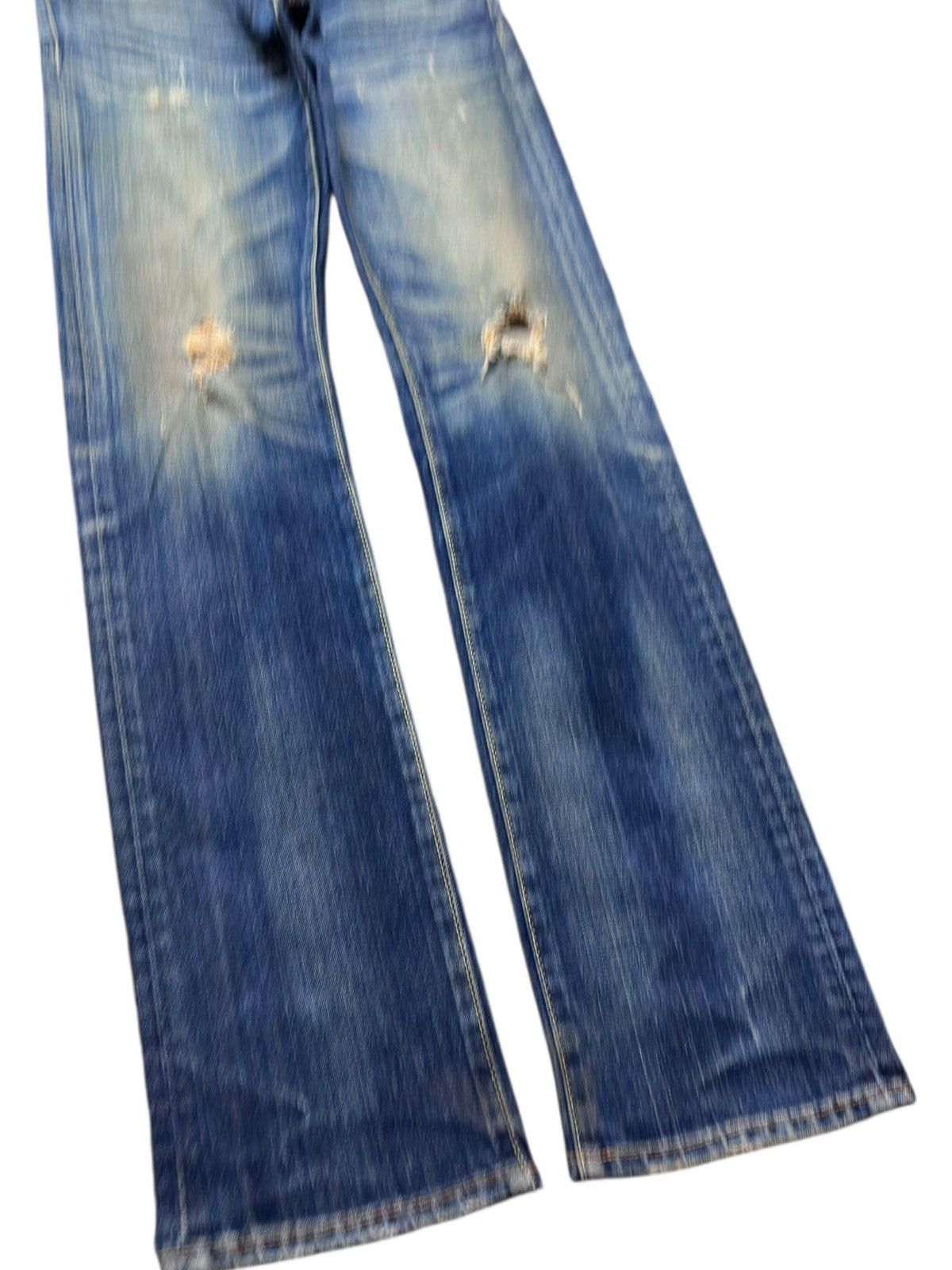 Uniqlo Vintage Uniqlo S-001 Long Leg Mudwash Distressed Denim Size US 31 - 3 Thumbnail