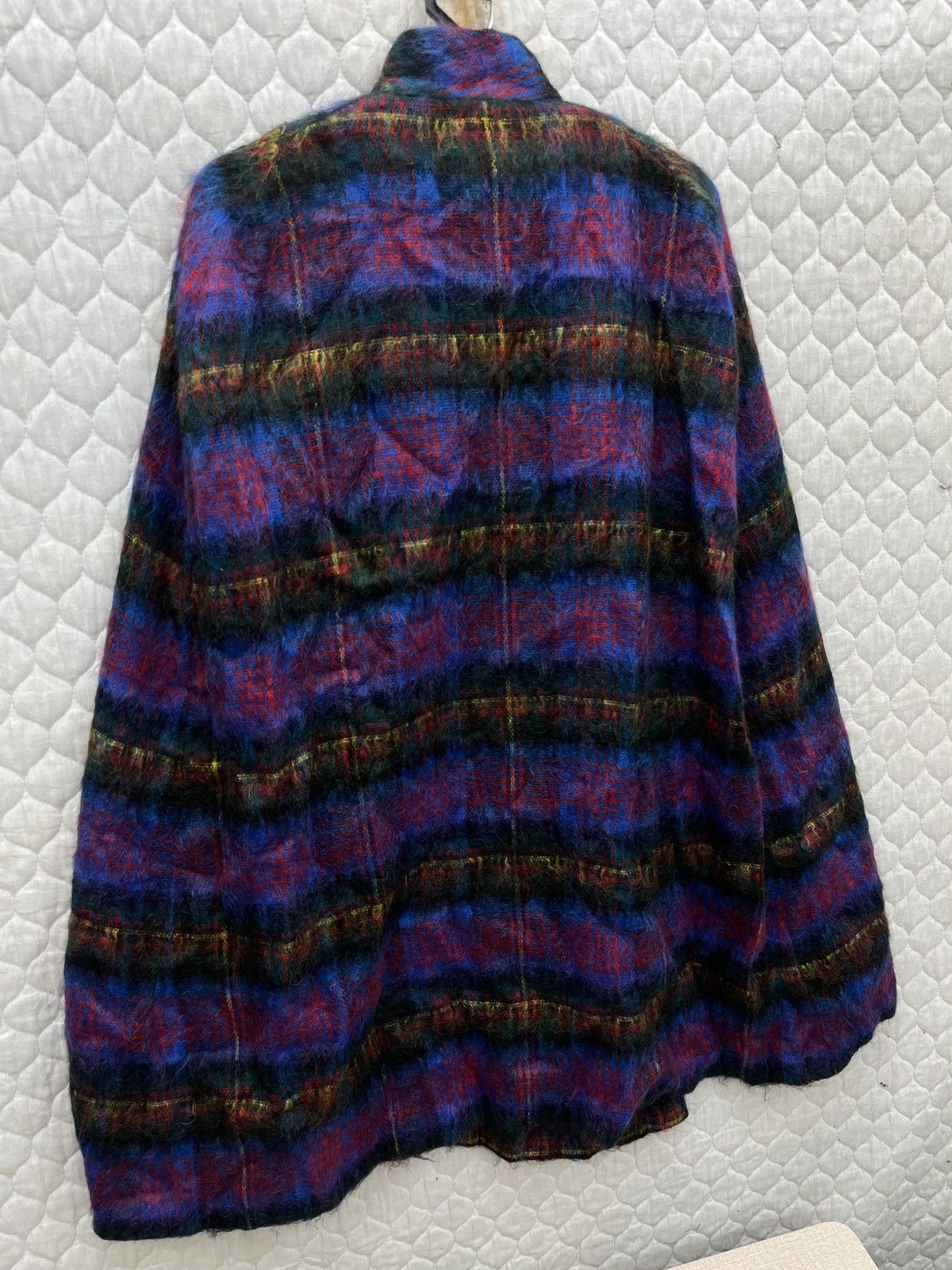 Vintage 🔥🔥🔥STEALS RANNOCH DESIGN DOUBLE POCKET MOHAIR WOOL POCHO Size ONE SIZE - 11 Thumbnail