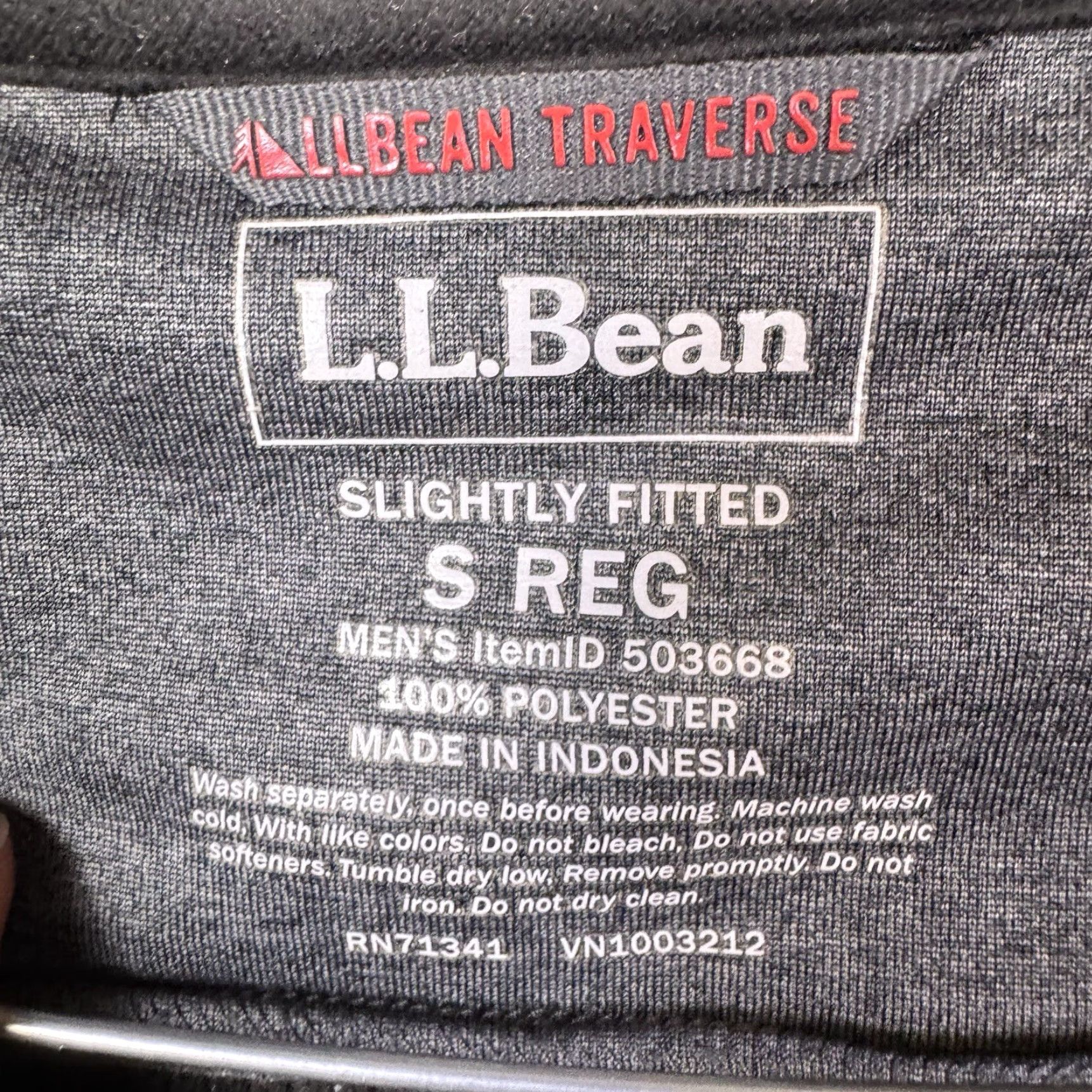 Vintage VINTAGE LL Bean Traverse Jacket Men S Slightly Fitted Full Zip Parka Grid Fleece 503668 Size US S / EU 44-46 / 1 - 6 Thumbnail