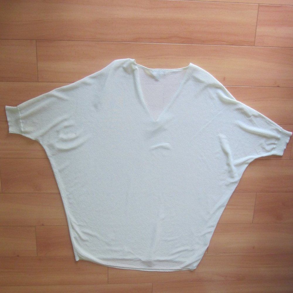 Eileen Fisher Eileen Fisher Sheer Pale Green Pullover Sweater Size L Petit Size L / US 10 / IT 46 - 6 Thumbnail