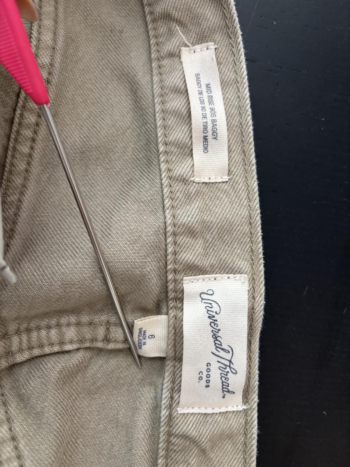 Unknown London Boho Y2K Gray Leopard Print Mid-Rise 90s Baggy Jeans. Size 6 Size 28" / US 6 / IT 42 - 8 Thumbnail
