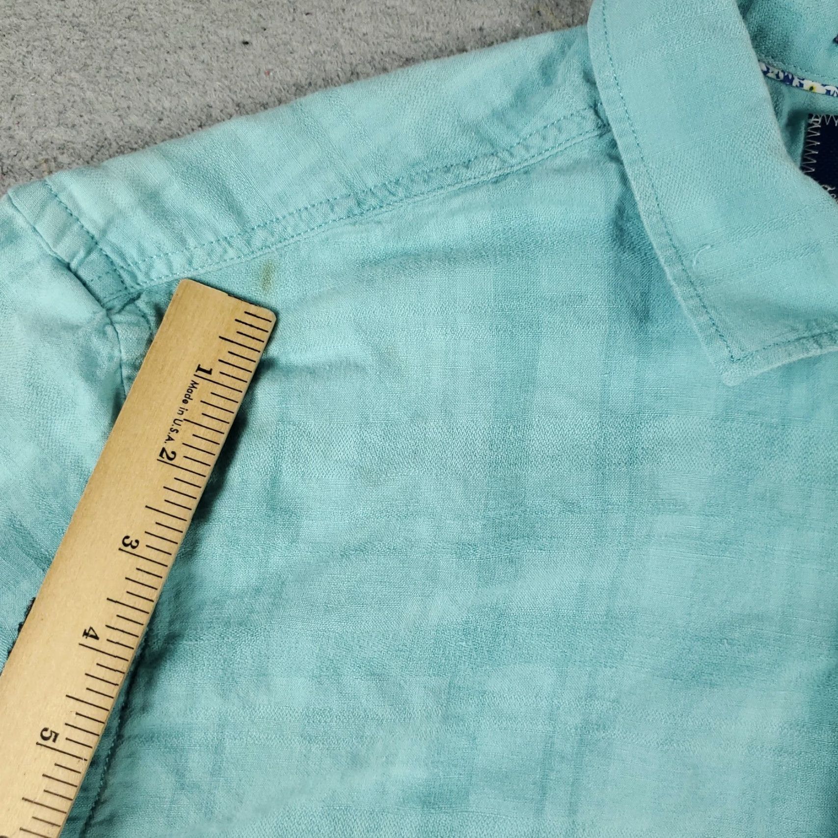 Tommy Bahama Tommy Bahama Shirt Mens Large Blue Linen Blend Hawaiian Button Up Short Sleeve Size US L / EU 52-54 / 3 - 3 Thumbnail