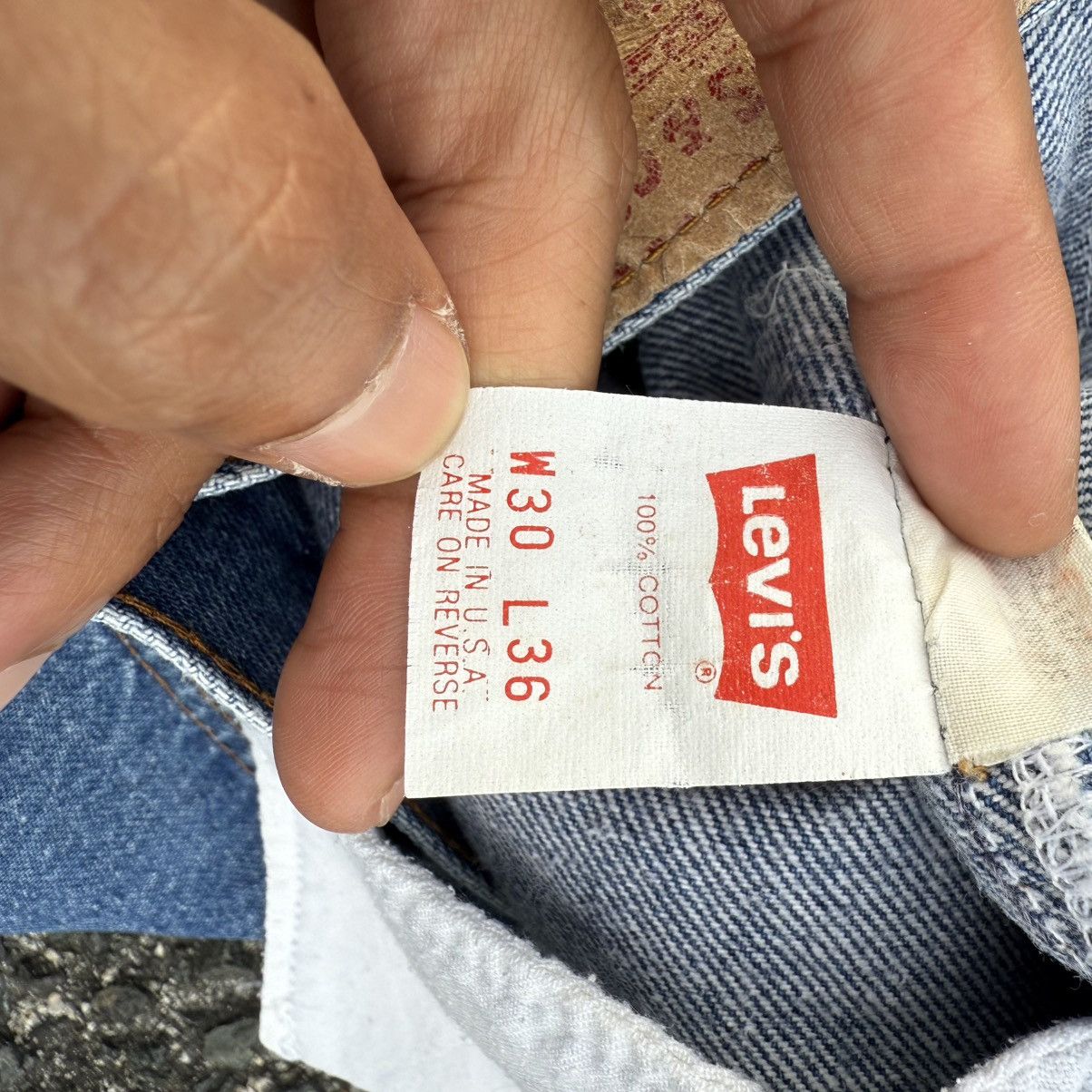 Levi's W30 Vintage 2000 levi's 501 usa denim button fly jean pants Size US 30 / EU 46 - 15 Thumbnail