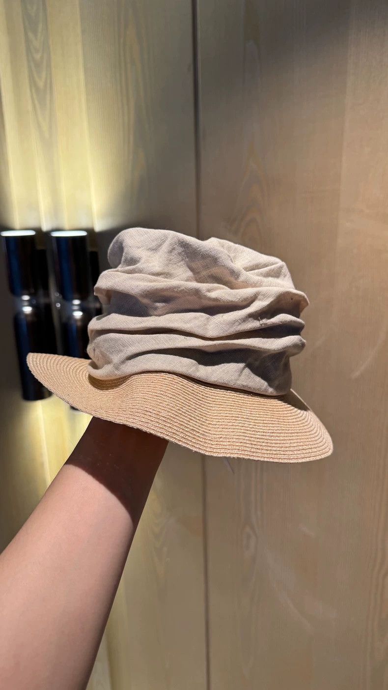 Yohji Yamamoto Yohji Yamamoto Cotton and linen hat Size ONE SIZE - 2 Thumbnail