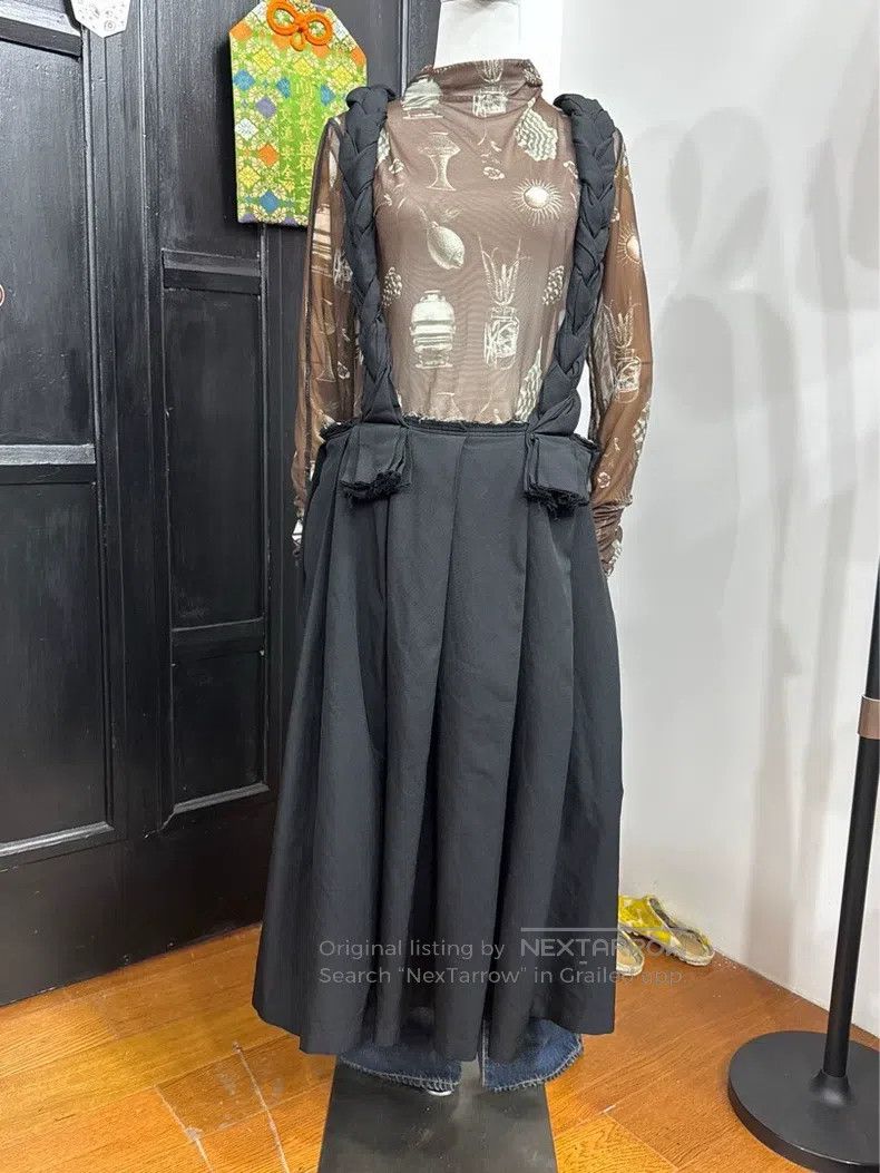 Comme des Garcons Comme des Garcons Black twisted rope suspender skirt Size M / US 6-8 / IT 42-44 - 3 Thumbnail