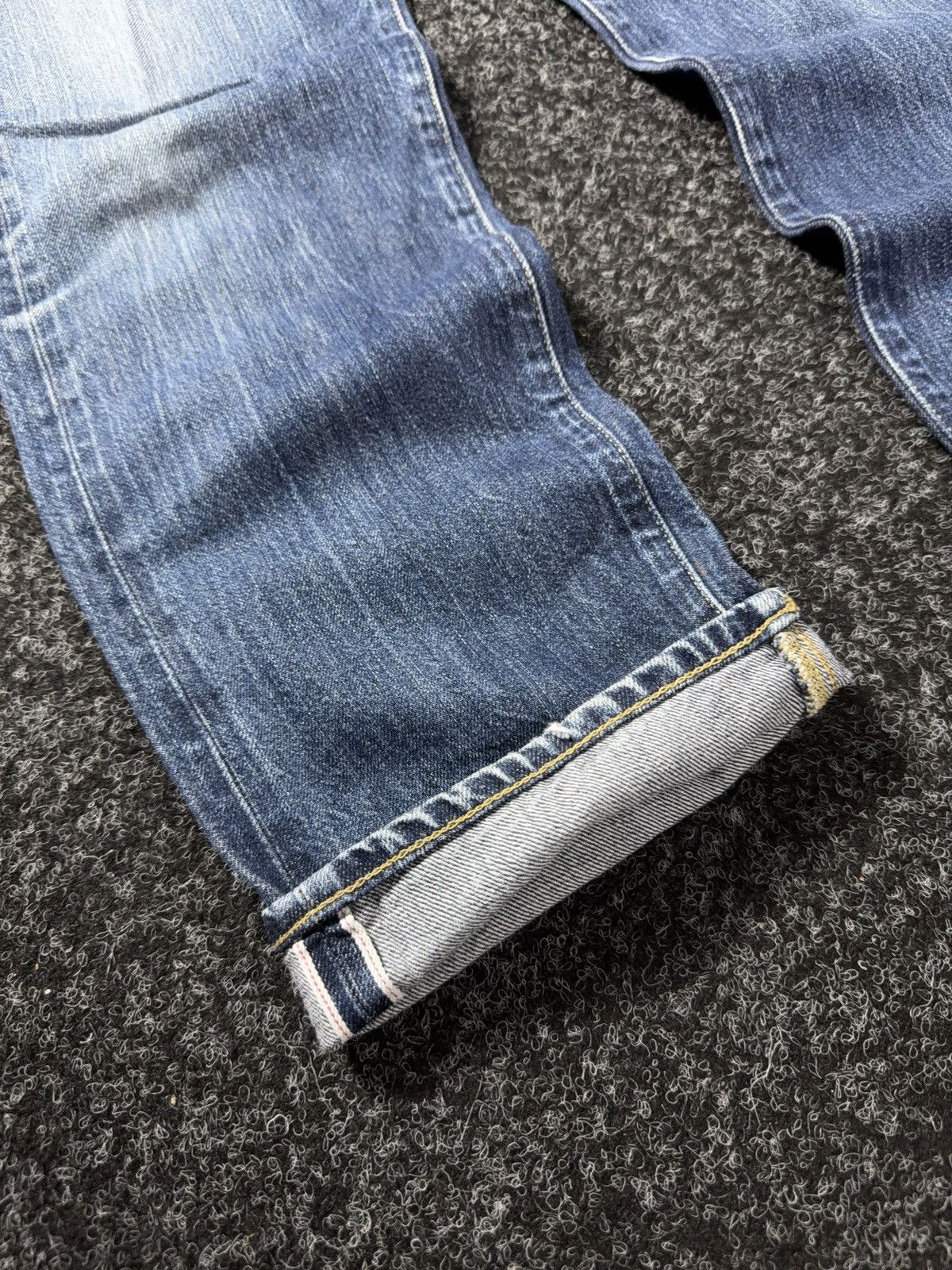 Uniqlo Vintage 00s Uniqlo Selvedge Straight Denim Jeans Japanese Size US 34 / EU 50 - 2 Thumbnail