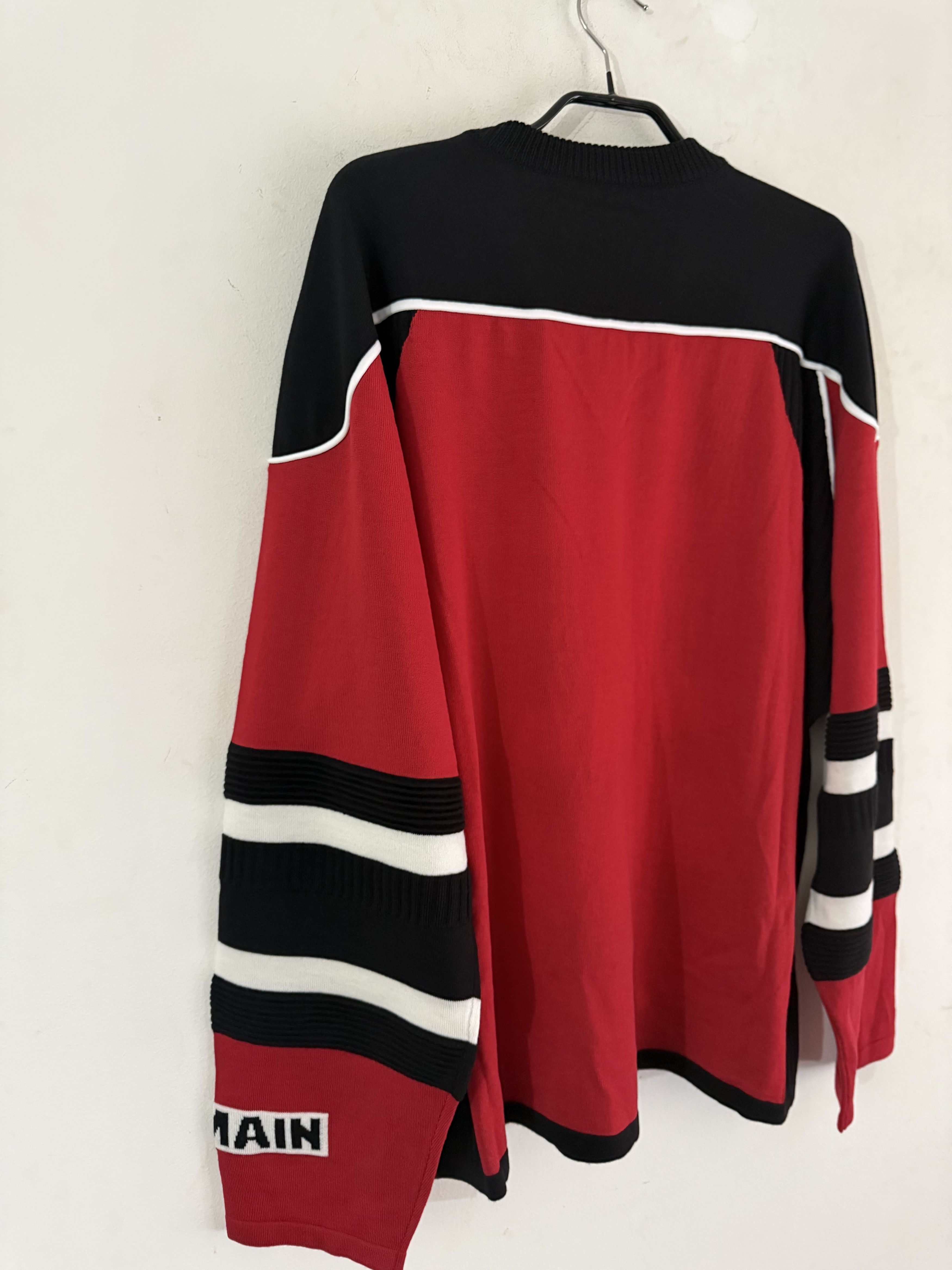 Balmain Balmain Red B-Sporty Sweater Size US L / EU 52-54 / 3 - 9 Thumbnail