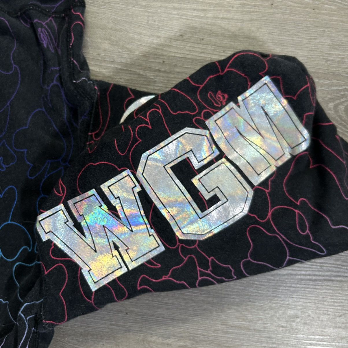 Bape BAPE Pencil Neon Camo Shark Full Zip Hoodie Size US L / EU 52-54 / 3 - 6 Thumbnail