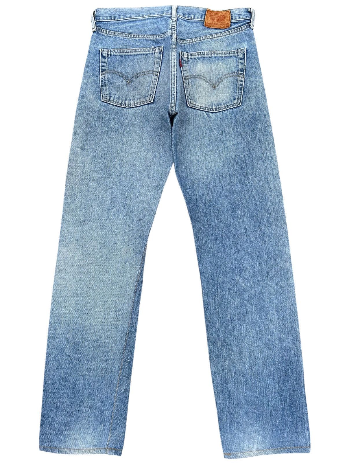 Kapital Vintage Levis Big E Selvedge Distressed Repair Denim Jeans Size US 31 - 1 Thumbnail