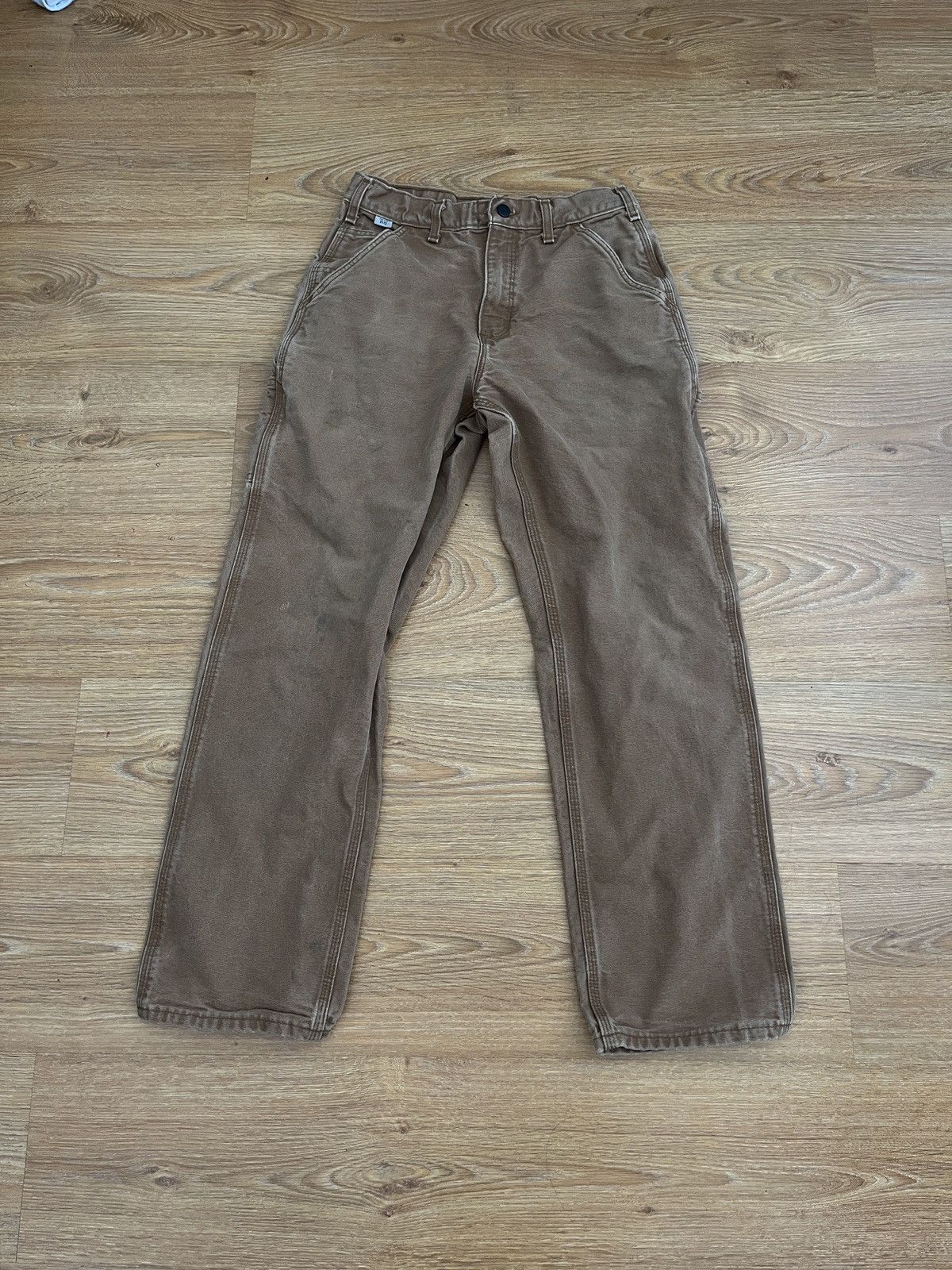Vintage vtg carhartt pants light brown Size US 29 - 3 Thumbnail