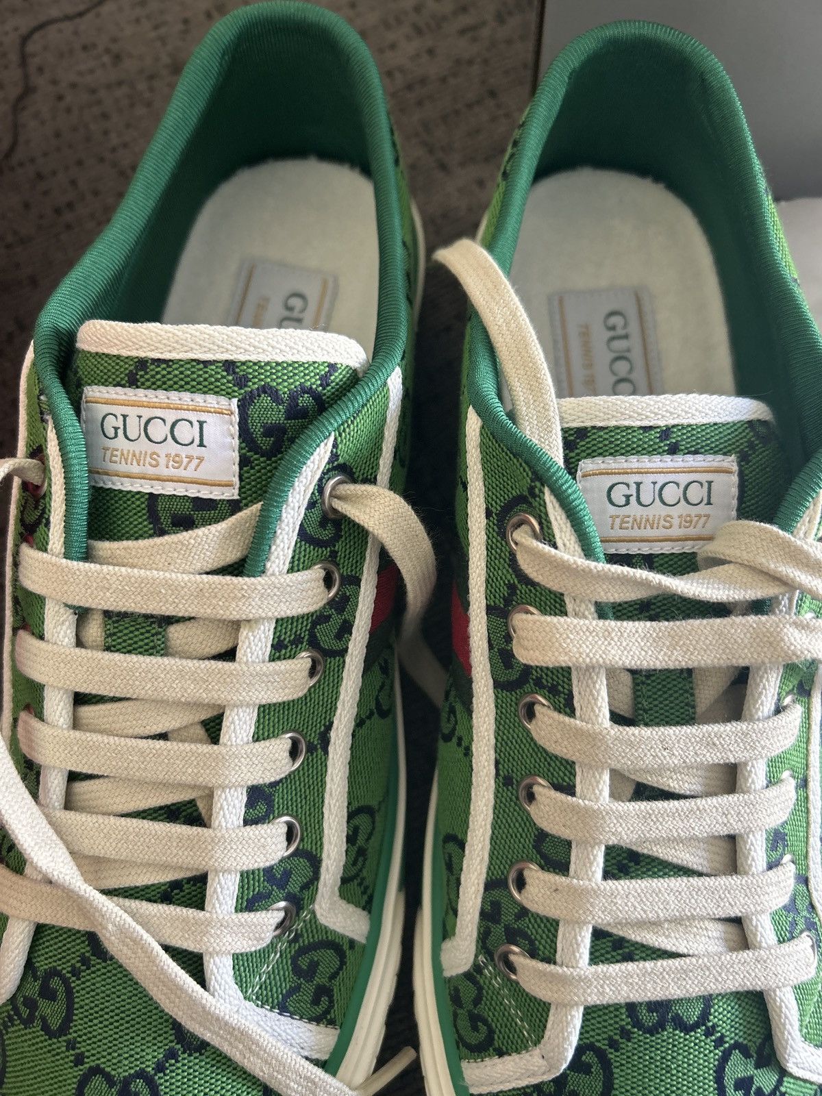 Gucci Gucci 1977 Tennis Shoes “Green” Size US 9 / EU 42 - 10 Thumbnail