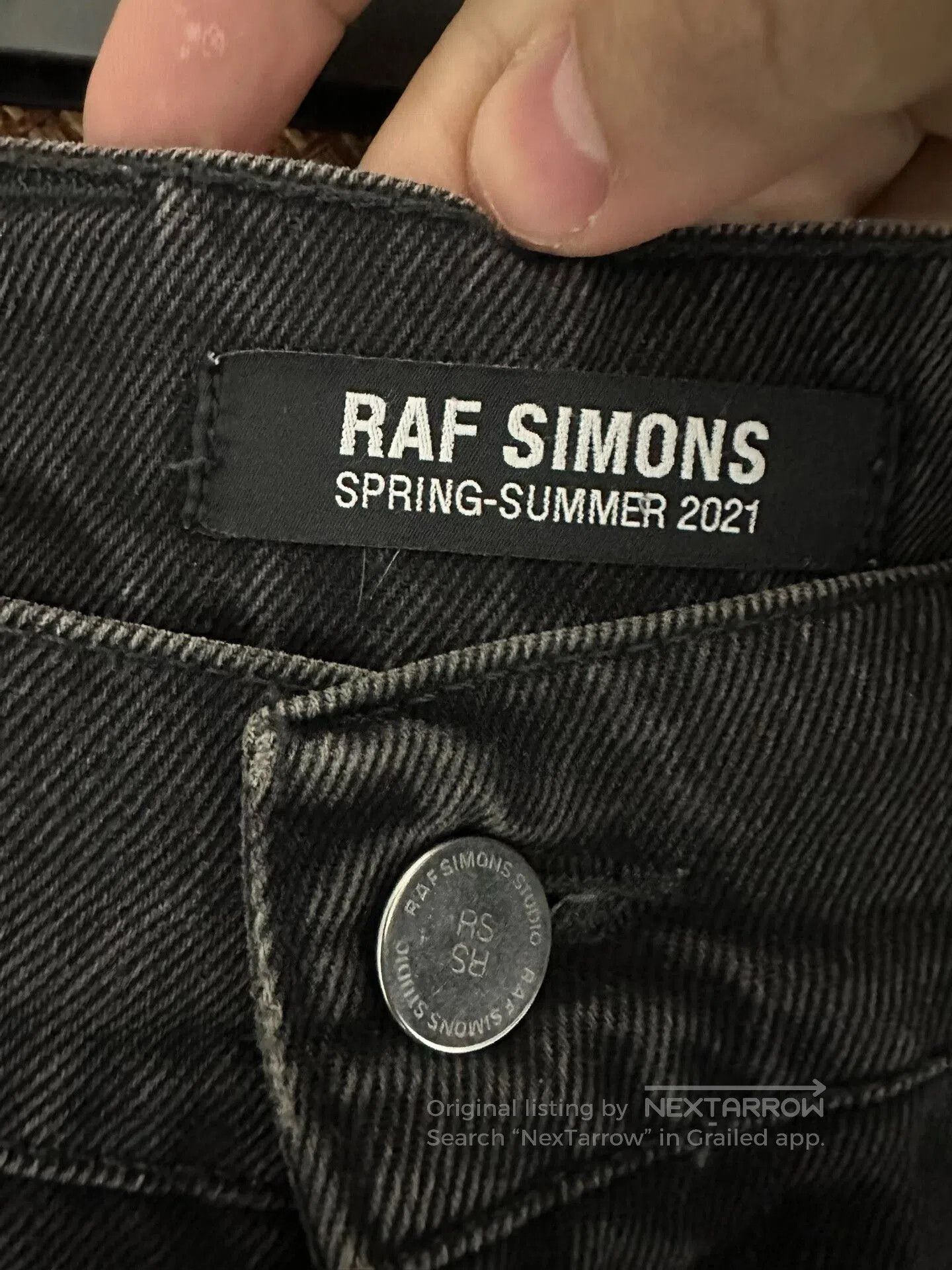 Raf Simons Raf Simons 21SS Denim Pants with Flare. Size US 31 - 4 Thumbnail