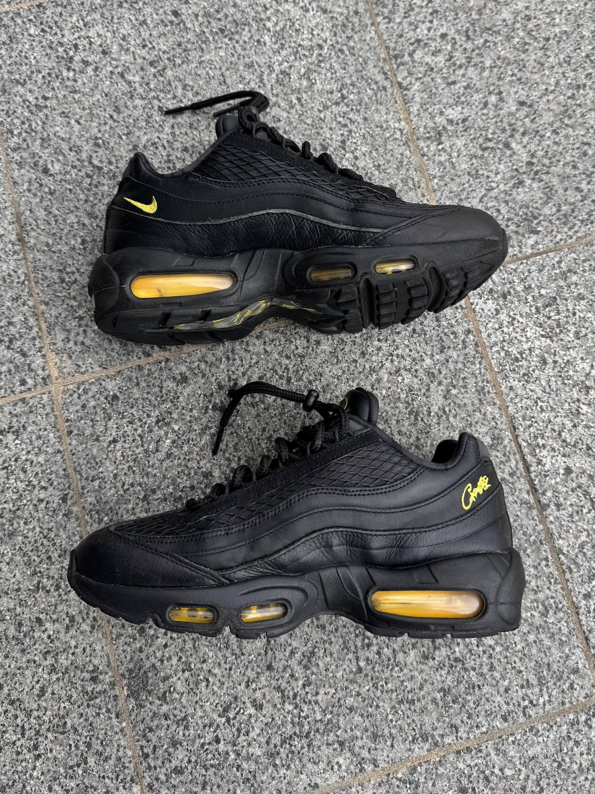 Corteiz × Nike Nike Air Max 95 x Corteiz Black Tour Yellow Honey FB2709-003 Size US 7 / EU 40 - 9 Thumbnail