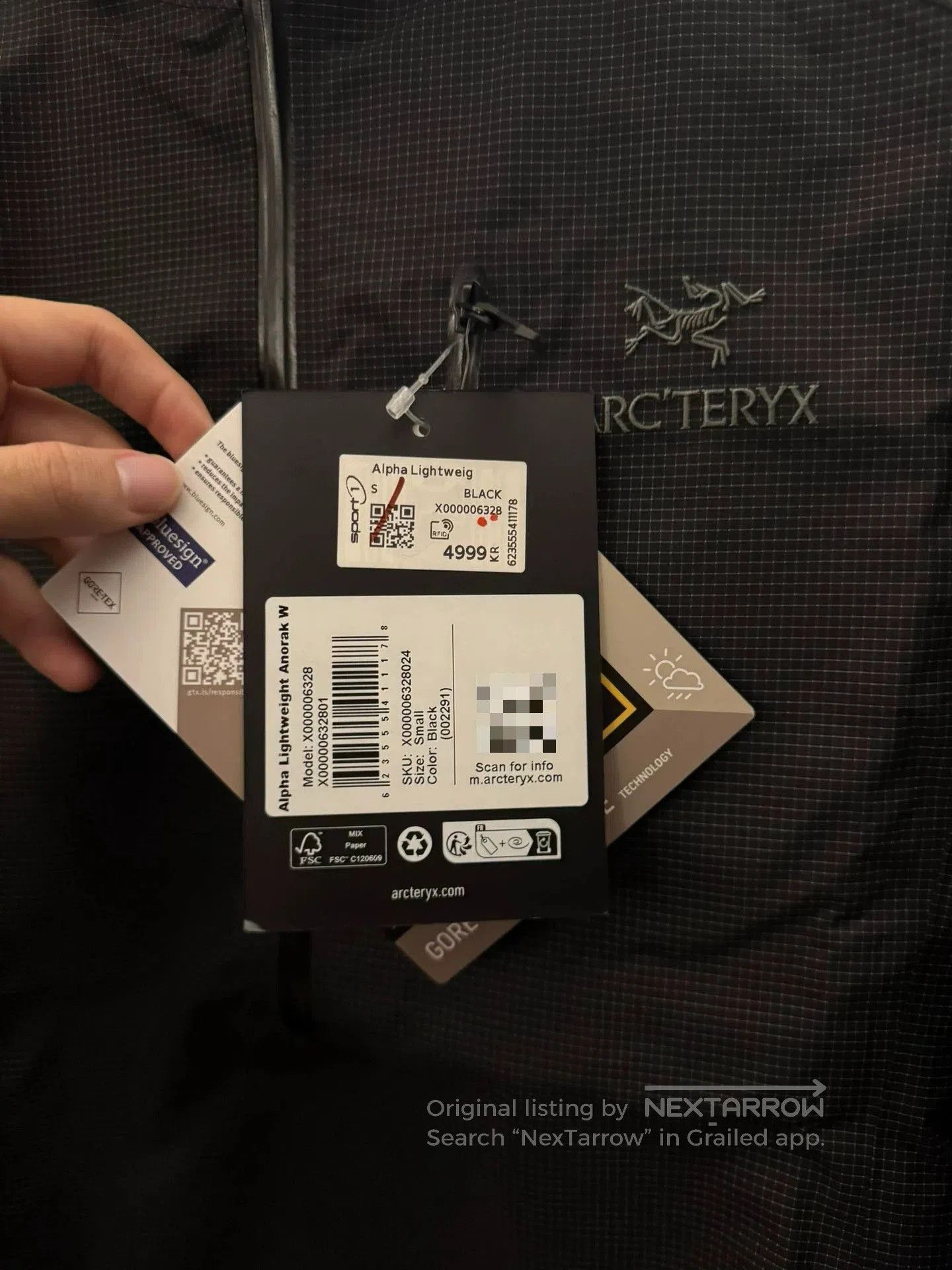 Arc'teryx Arcteryx Women's Alpha Lightweight Anorak. Size S / US 4 / IT 40 - 2 Thumbnail