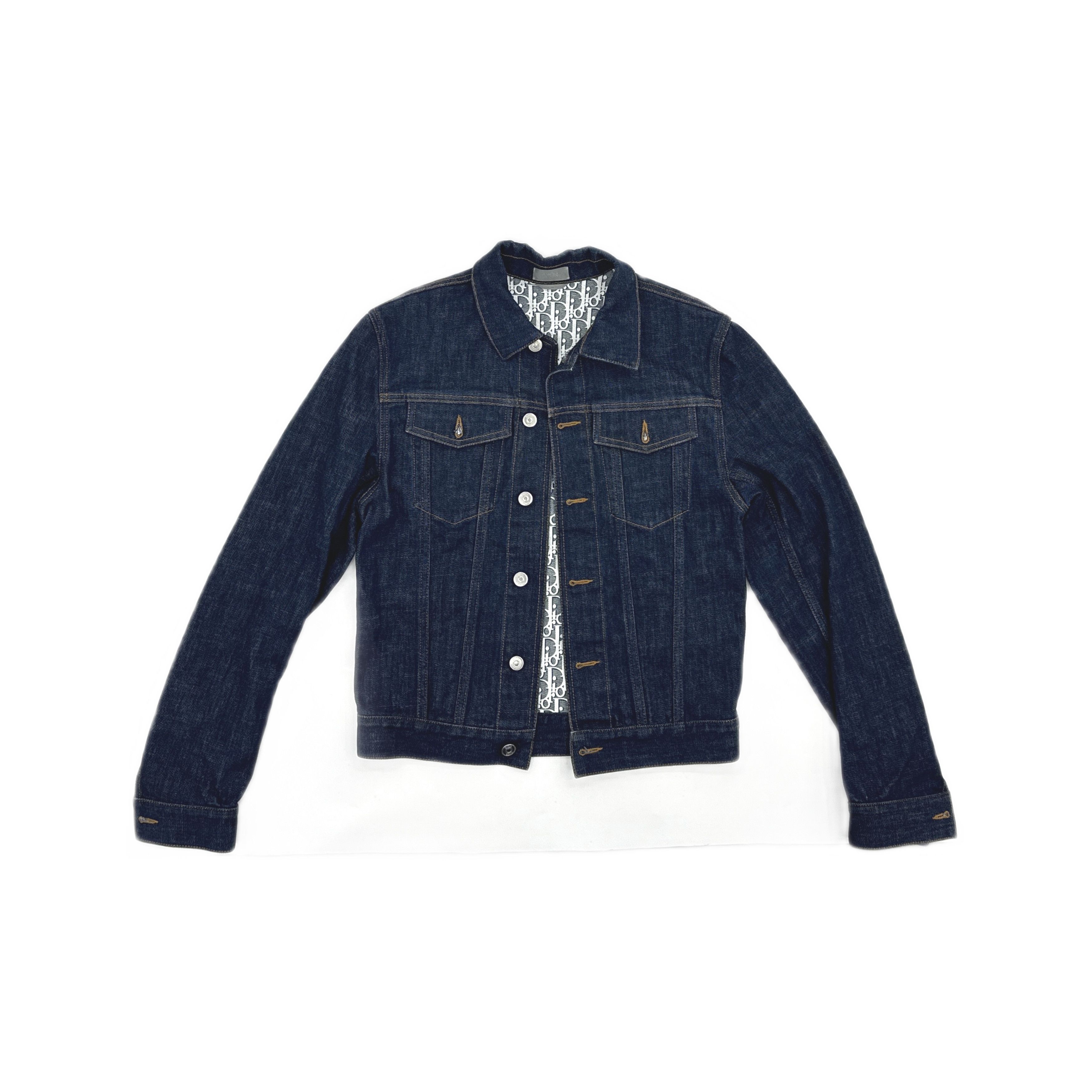 Dior Dior Oblique Lined Denim Jacket Size 44 Size US S / EU 44-46 / 1 - 1 Thumbnail