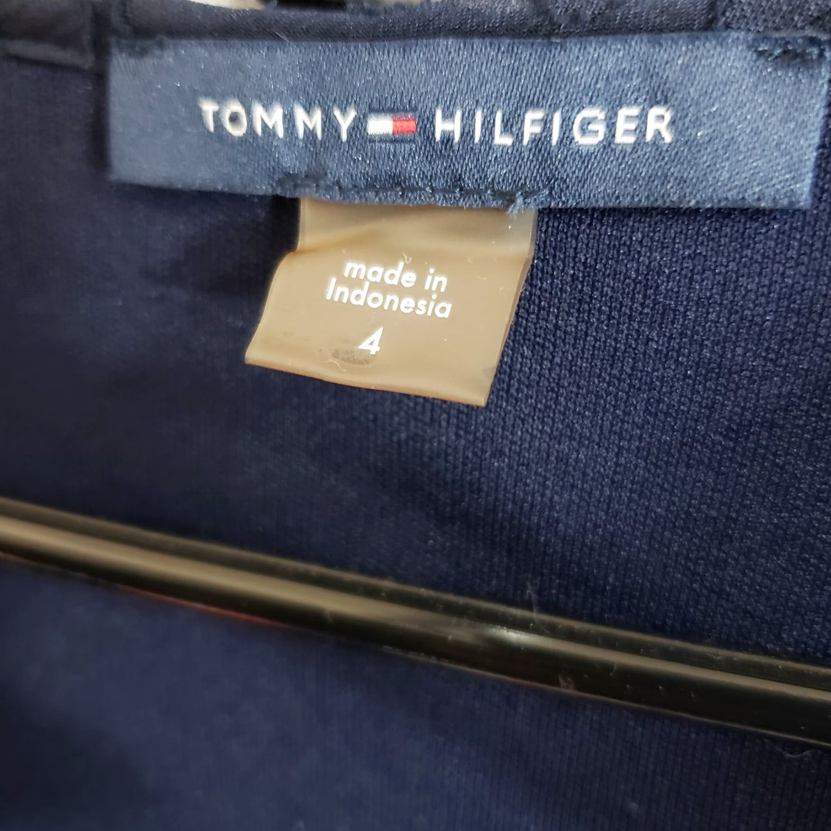 Tommy Hilfiger Tommy Hilfiger Womens Dress Sz 4 Blue Sleeveless Pleated A-Line Polyester Short Vintage No Size S / US 4 / IT 40 - 6 Thumbnail