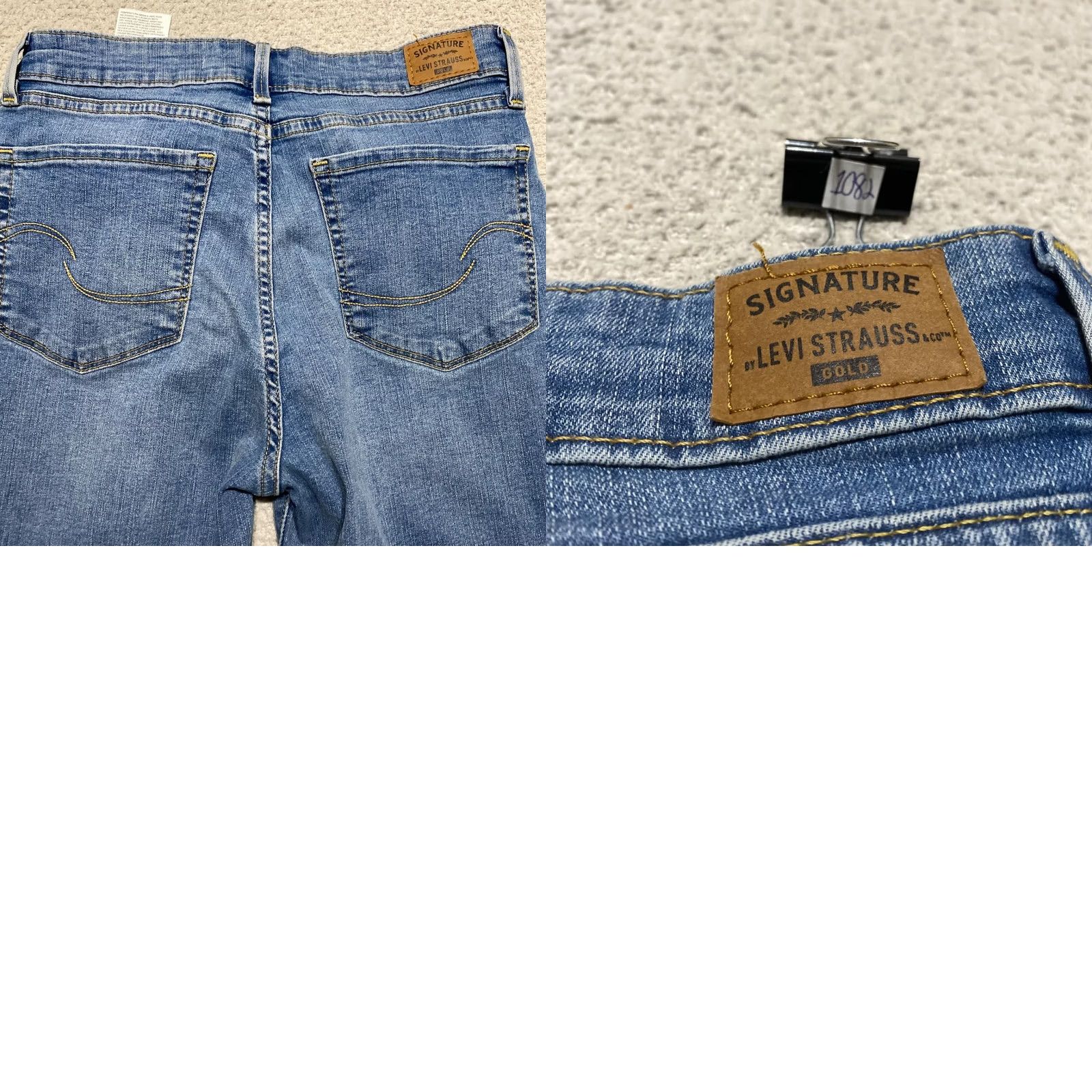 Levi's Levi's Signature Jeans Capri Womens sz 6 Blue Denim Medium Wash 5-Pocket Regular Inseam 22in Stretch Logo Vintage: No Size 28" / US 6 / IT 42 - 9 Thumbnail
