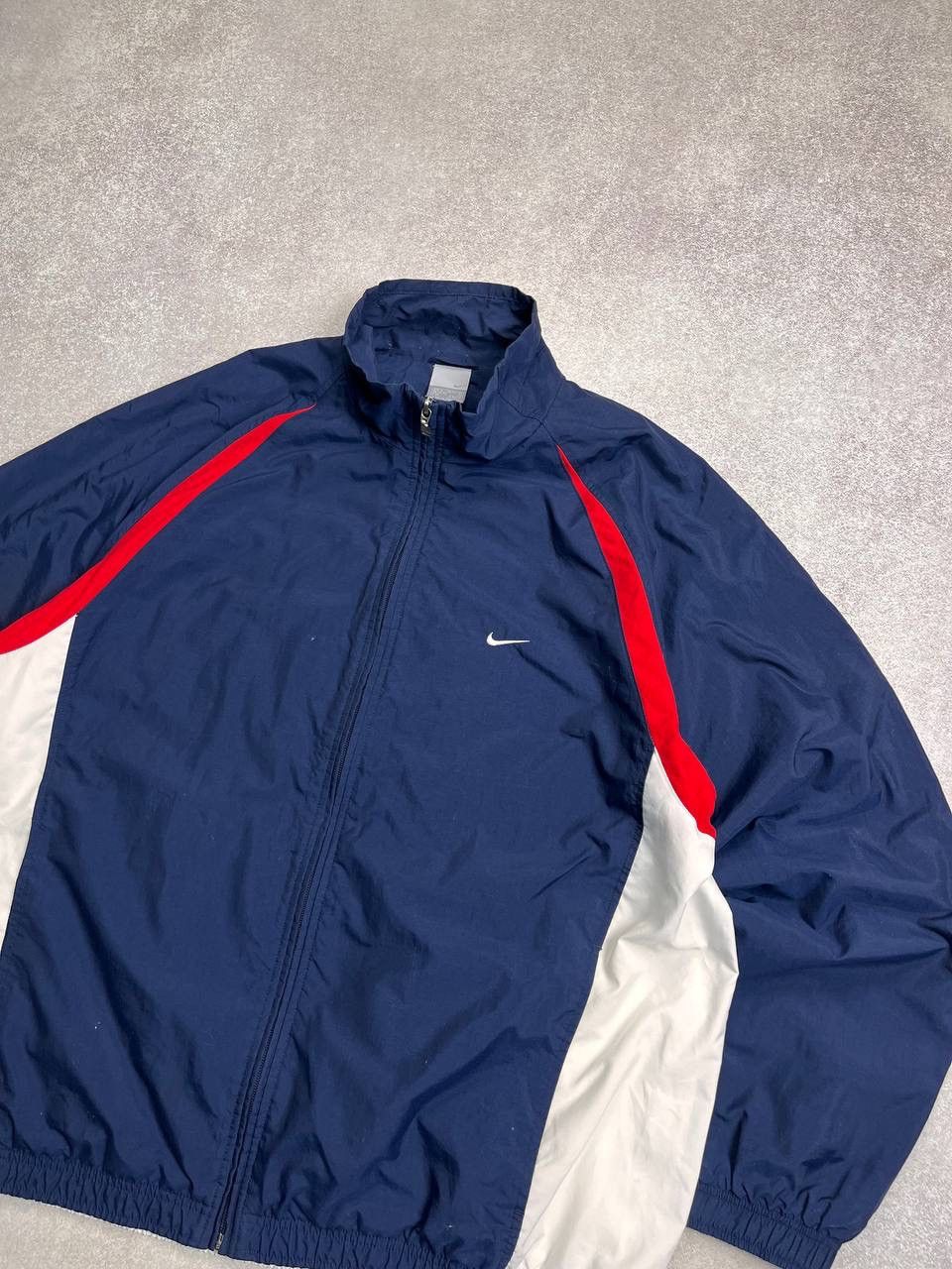Nike × Vintage Vintage Nike Swoosh Boxy Nylon Olympic Y2K Jacket XL Size US XL / EU 56 / 4 - 2 Thumbnail