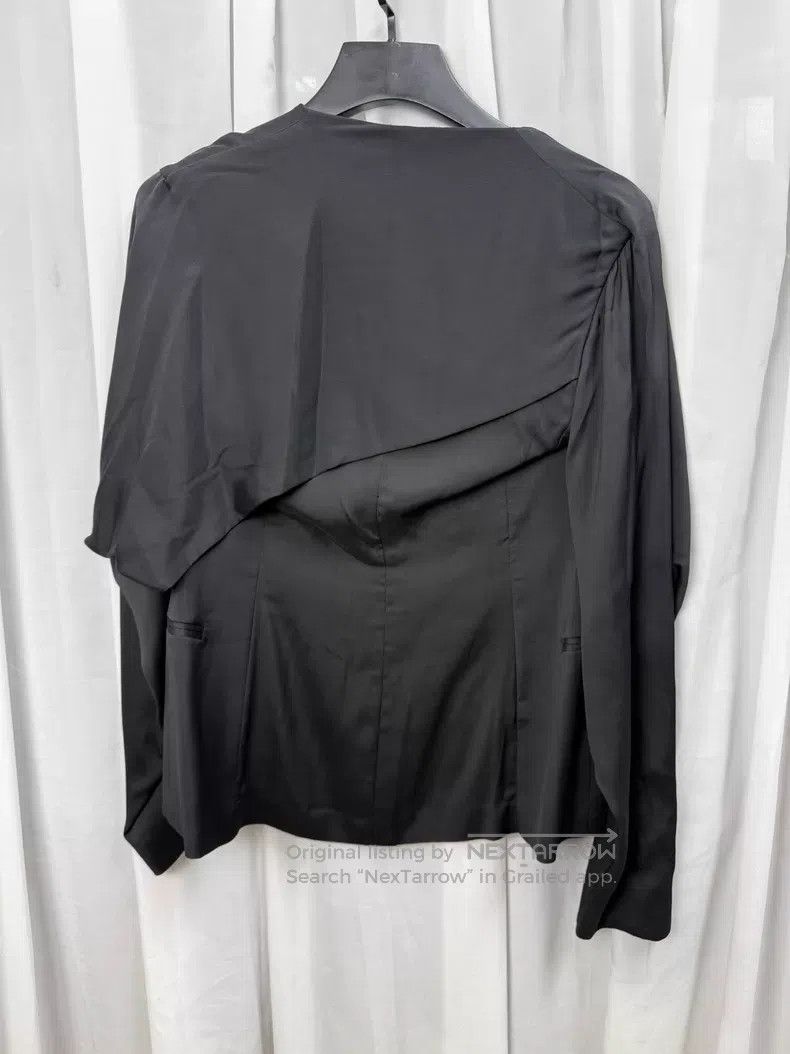 Maison Margiela Maison Margiela Collarless scarf shawl blazer| Size XS / US 0-2 / IT 36-38 - 6 Thumbnail