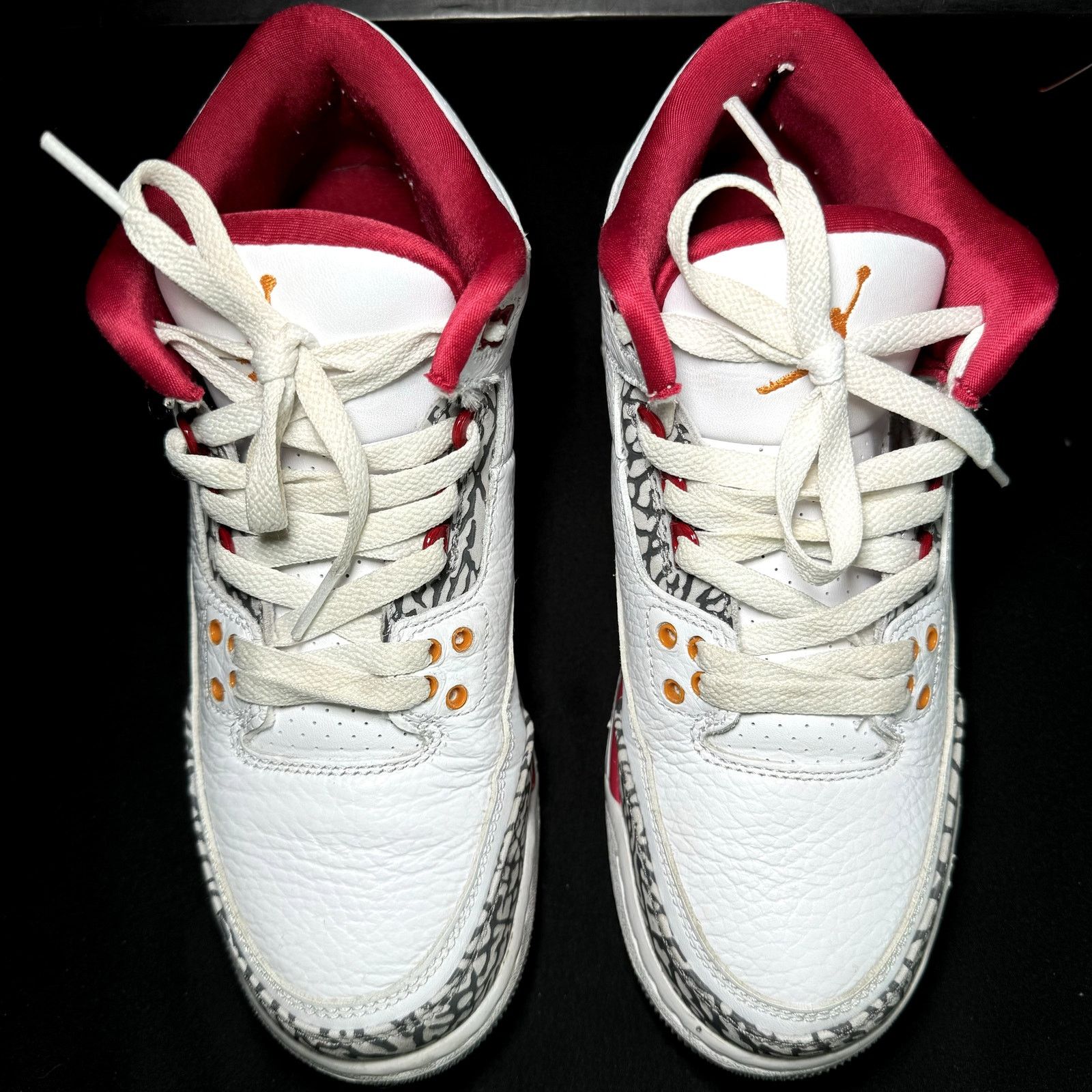 Jordan Brand × Nike Size 7 - Air Jordan 3 Retro GS Cardinal Red 2022 Men's Shoes Size US 7 / EU 40 - 4 Thumbnail