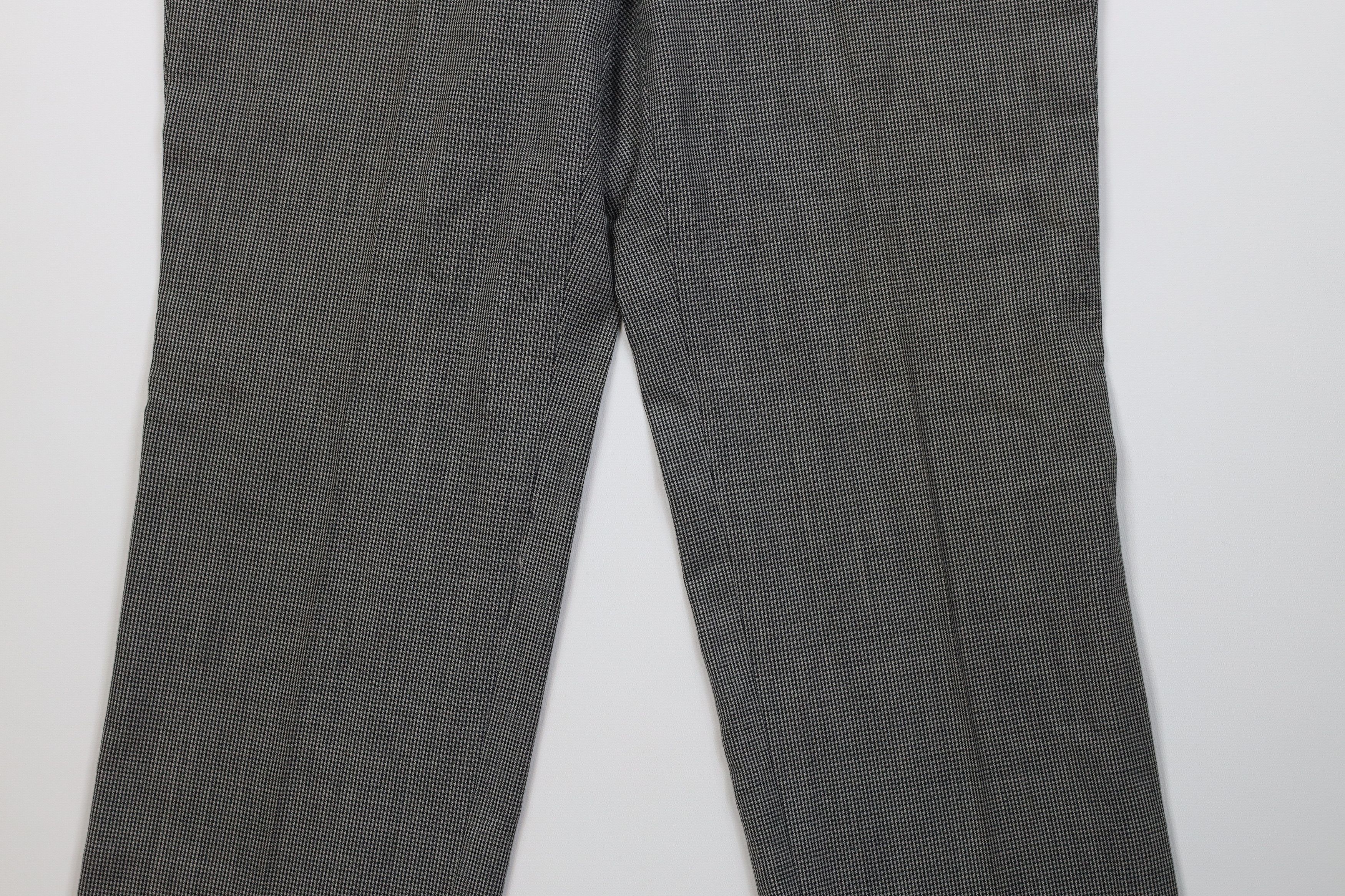Vintage Vintage 70s Streetwear Houndstooth Wide Leg Chino Pants USA Size US 36 / EU 52 - 4 Thumbnail