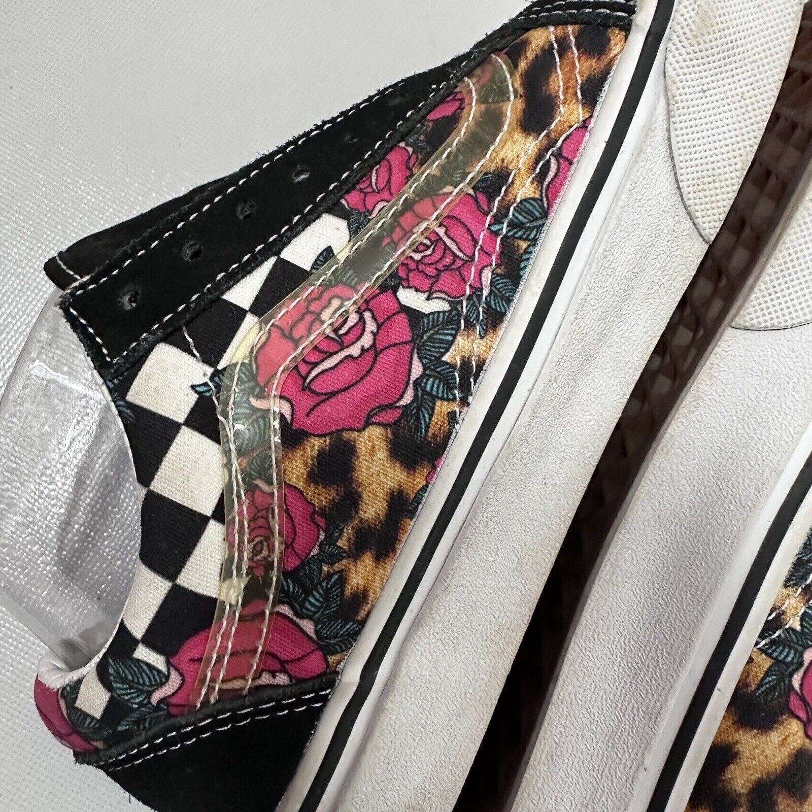 Vans Vans Sneakers Cheetah Rose Old Skool Low Checke Skater Size US 6.5 / IT 36.5 - 7 Thumbnail