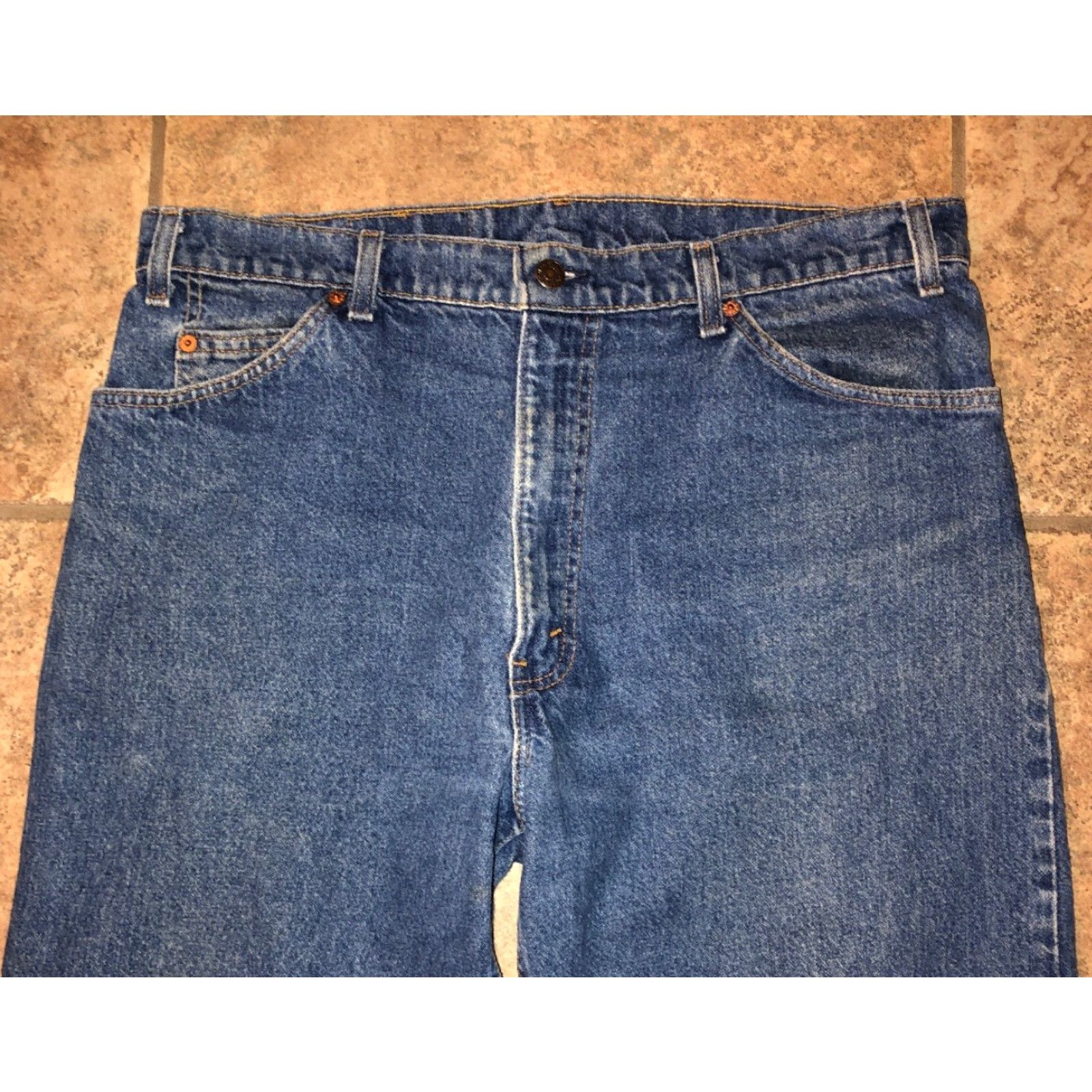 Levi's VINTAGE Levi’s Co Mens Orange Tab Blue Jeans Size 38 X 30 Casual Straight Bottoms Mens Size US 38 / EU 54 - 3 Thumbnail