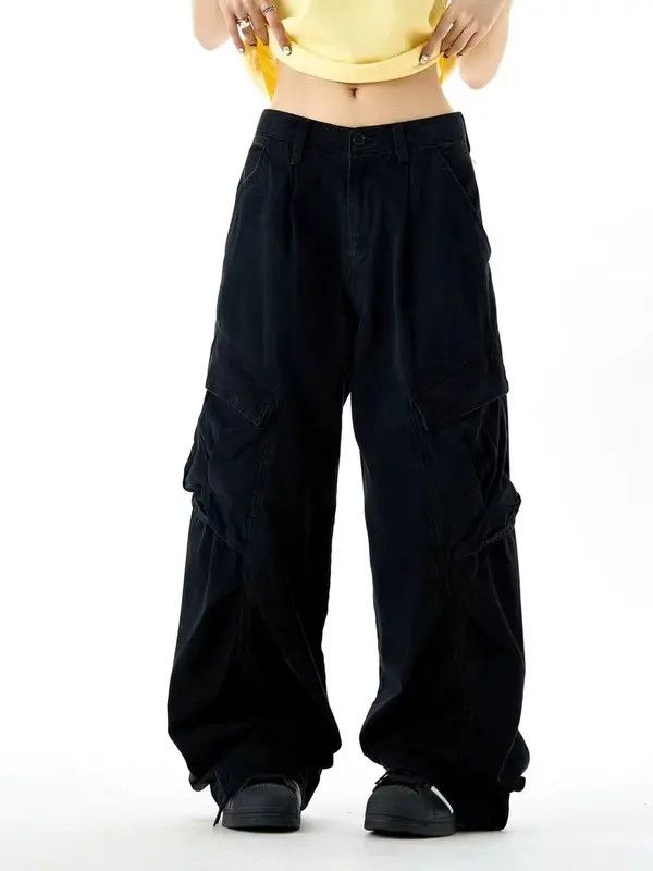 VIBE Retro High Street Hip Hop Loose Wide Leg Casual Pants Size US 31 - 1 Thumbnail