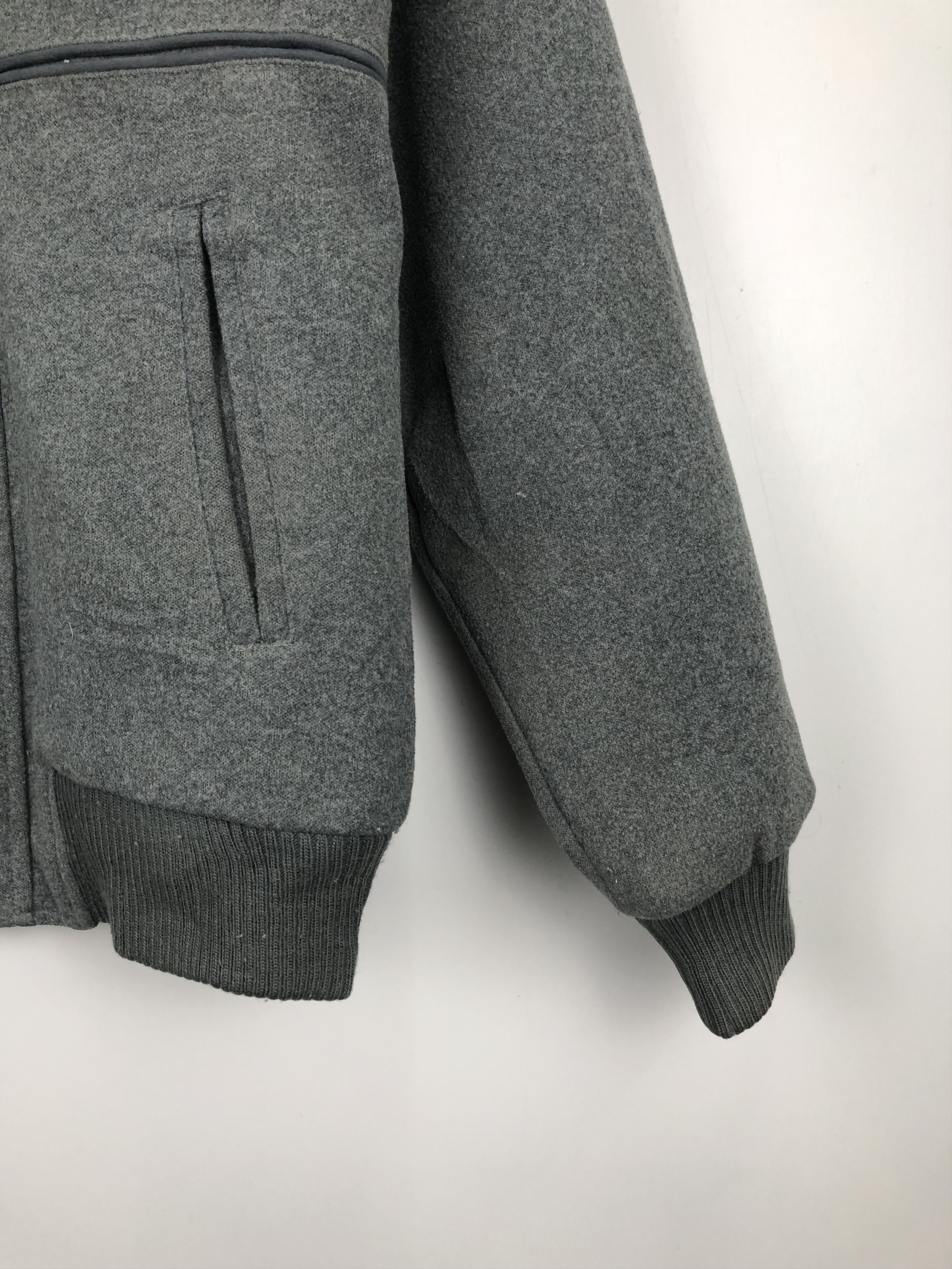 Japanese Brand Vintage Japanese Brand Zipper Wool Jacket V0421 Size US L / EU 52-54 / 3 - 5 Thumbnail