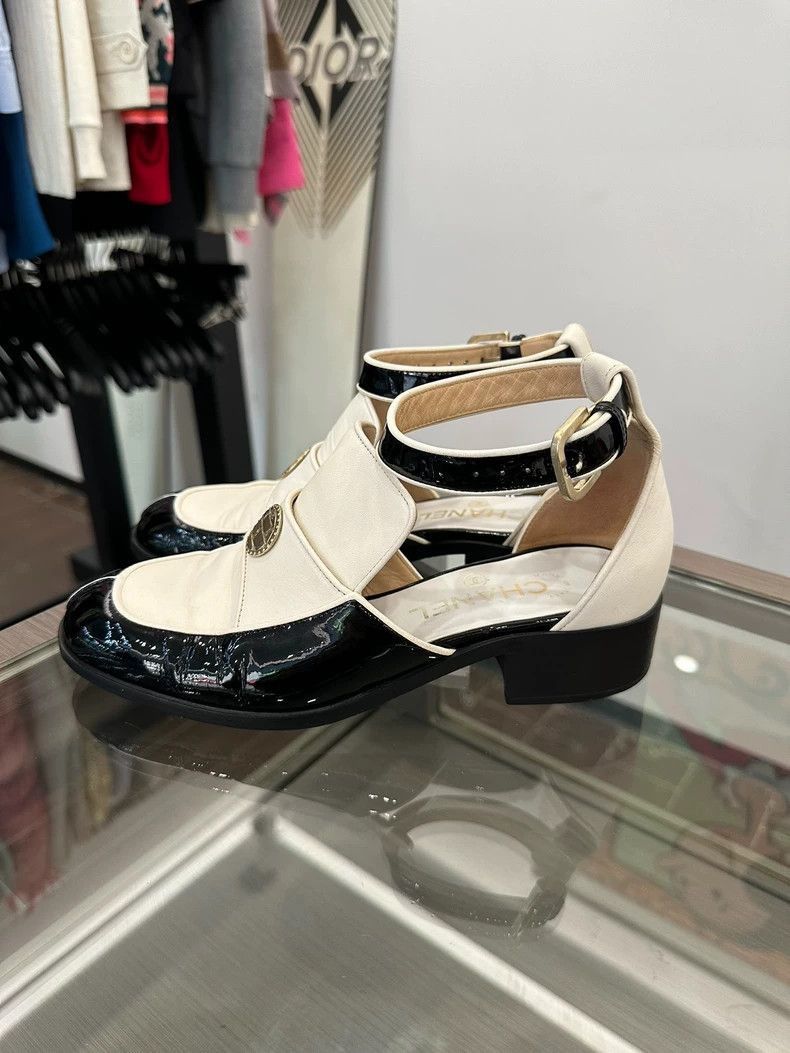 Chanel Chanel Black and White Panda Shoes -2505 Size US 6 / EU 39 - 3 Thumbnail