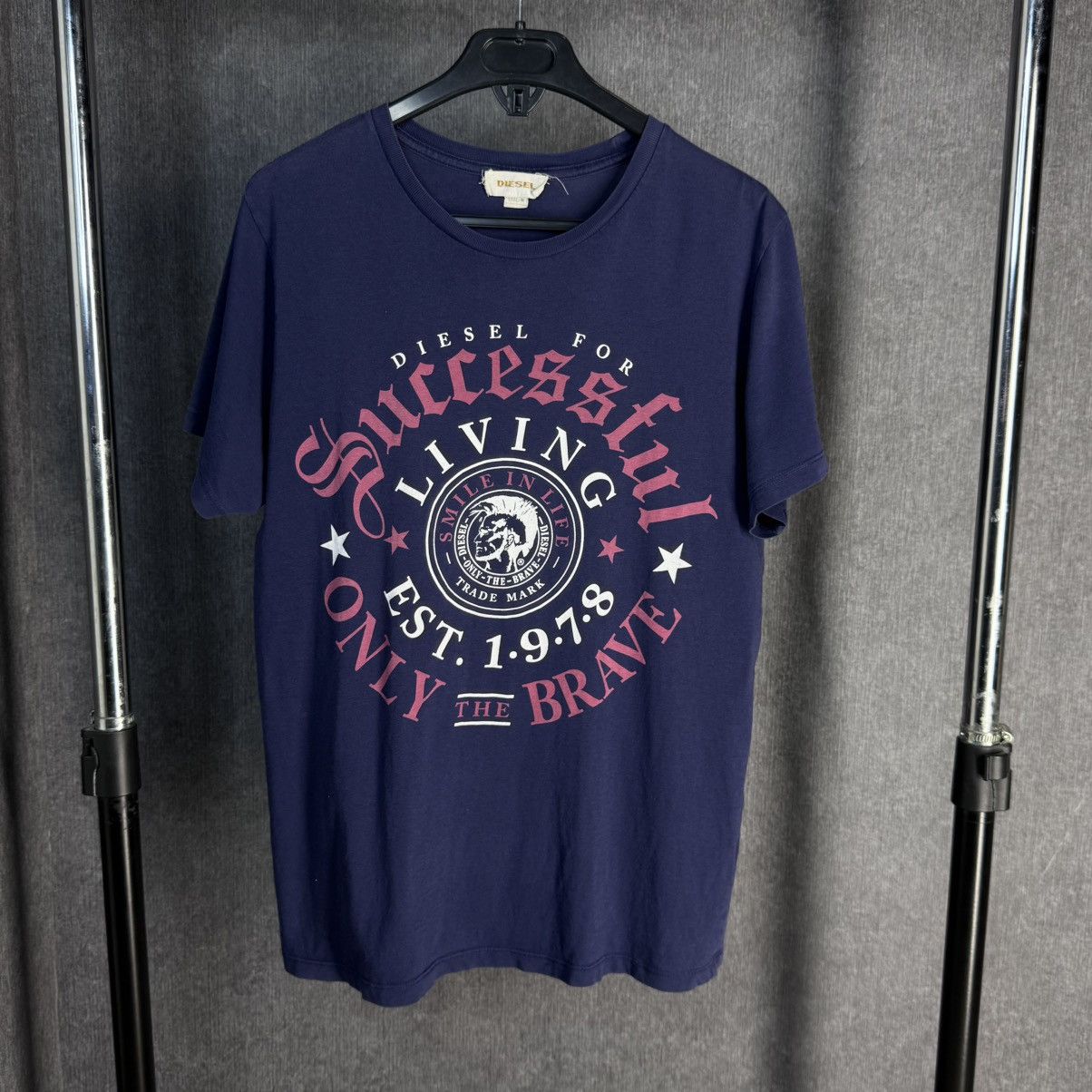 Diesel Vintage Diesel Y2K t-shirt big logo successful streetwear Size US M / EU 48-50 / 2 - 1 Thumbnail