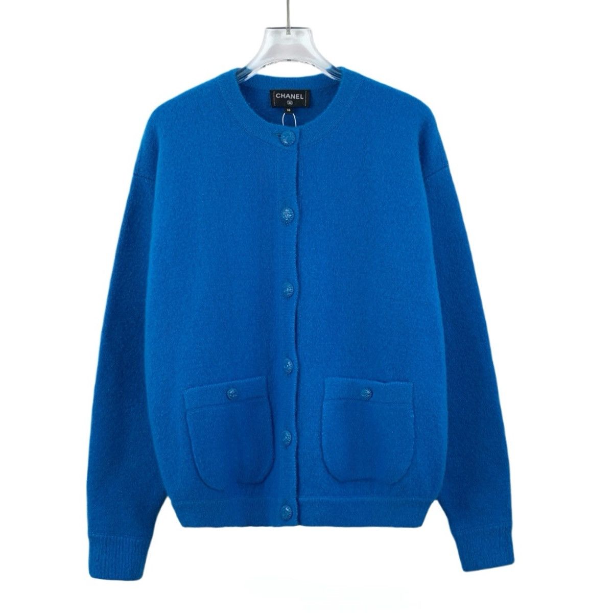 Chanel Chanel Ski Series Dark Blue Long Sleeve Knit Cardigan K26WX Size XS / US 0-2 / IT 36-38 - 1 Thumbnail