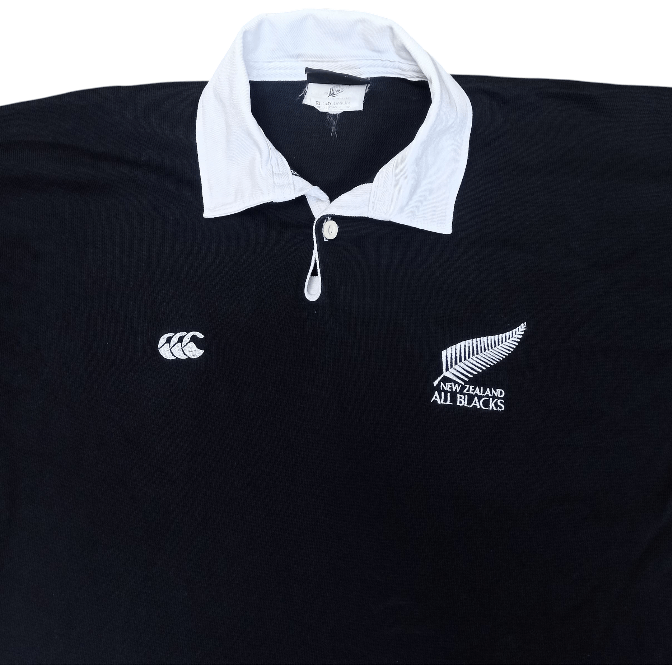 Canterbury of New Zealand Vintage Polo's Rugby Canterbury All Balack of New Zealand Size US M / EU 48-50 / 2 - 3 Thumbnail