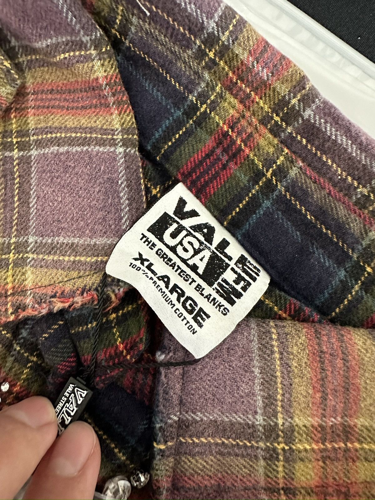 Vale Purple Fever Crystal Flannel Size US XL / EU 56 / 4 - 4 Thumbnail