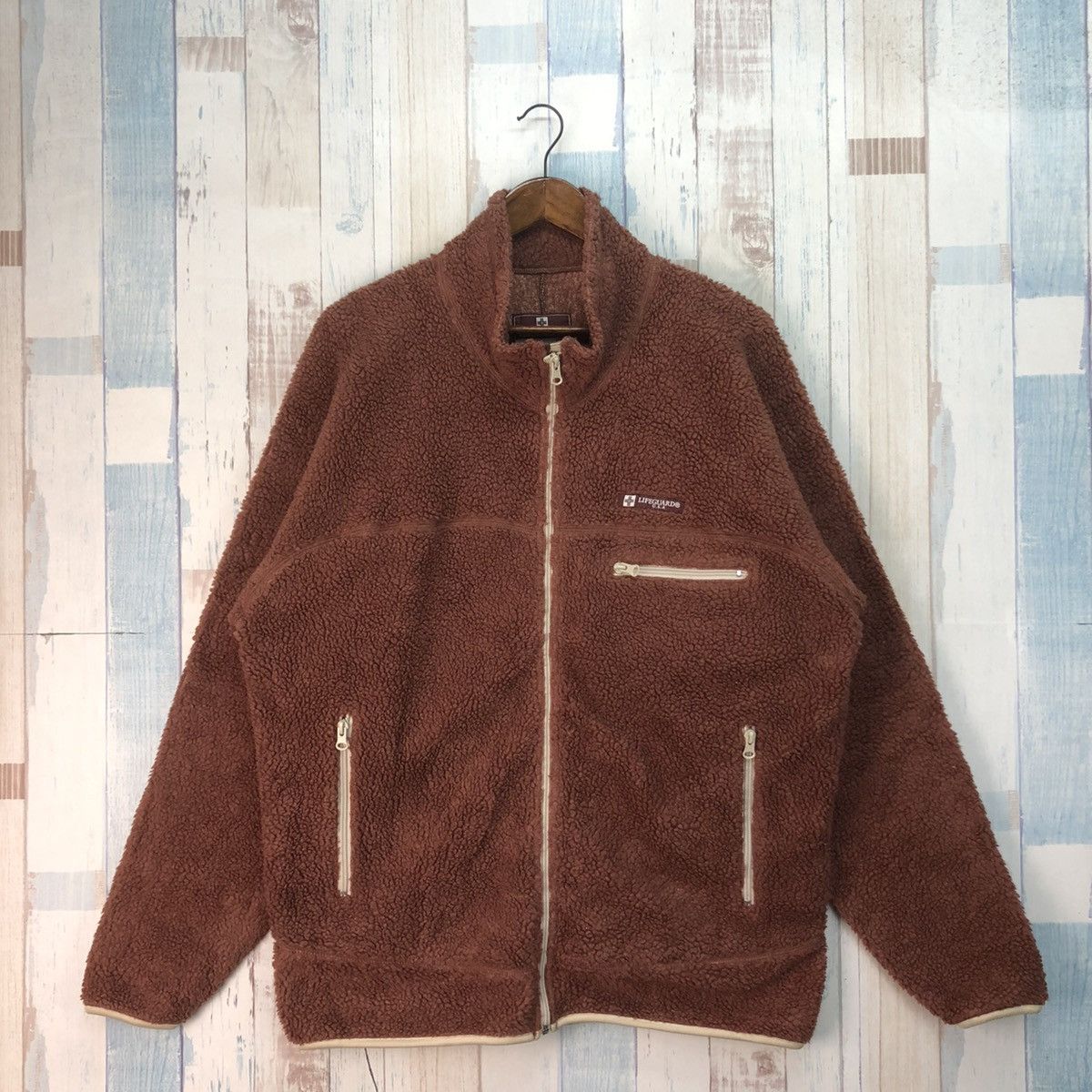 Vintage Vintage Lifeguard zip up Fleece Size US L / EU 52-54 / 3 - 1 Thumbnail