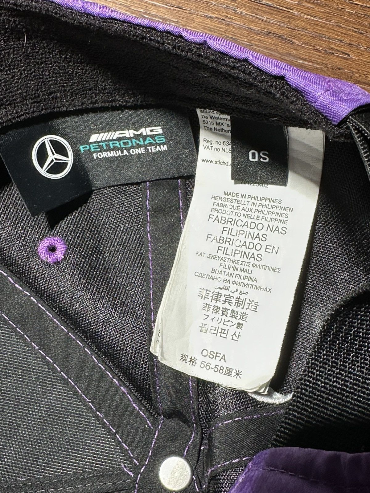 Formula 1 Mercedes Benz Formula 1 cap Size ONE SIZE - 4 Thumbnail