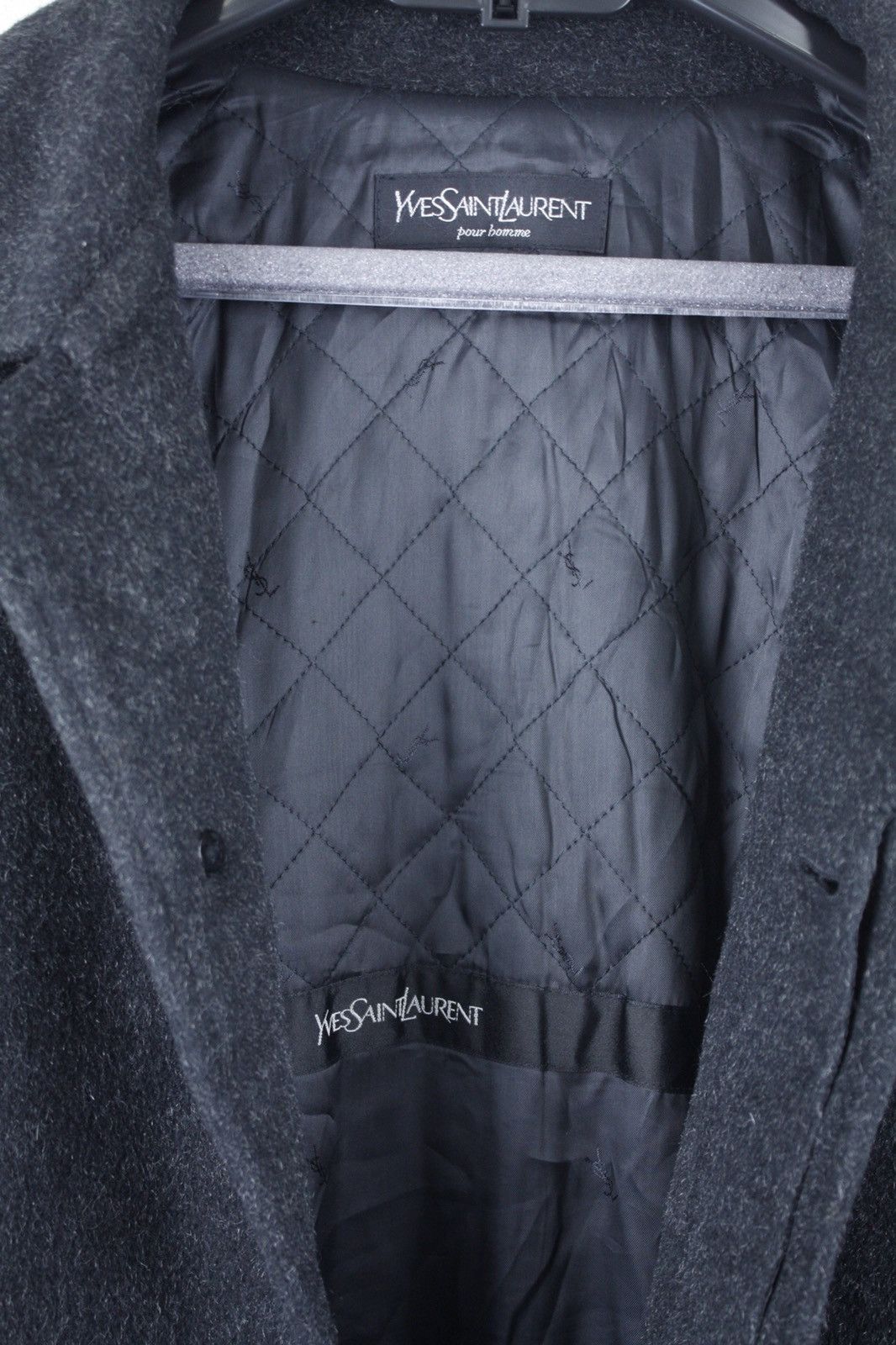 Yves Saint Laurent Yves Saint Lauren Wool Coat Vintage Size US L / EU 52-54 / 3 - 4 Thumbnail