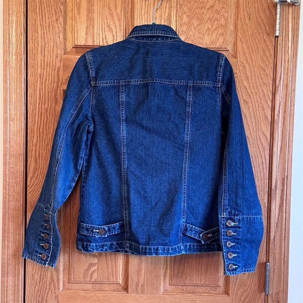 Other Caribbean Joe Women's Vintage Denim Jacket Blue Size S (4-6 Size S / US 4 / IT 40 - 3 Thumbnail
