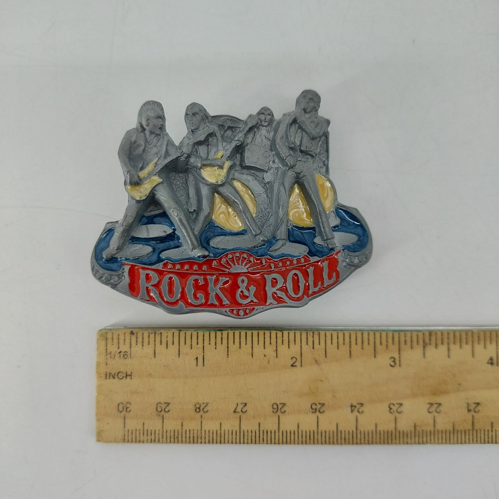 Vintage Rock & Roll Rockabily Band Belt Buckle Classic Oldies 50s Size ONE SIZE - 4 Thumbnail