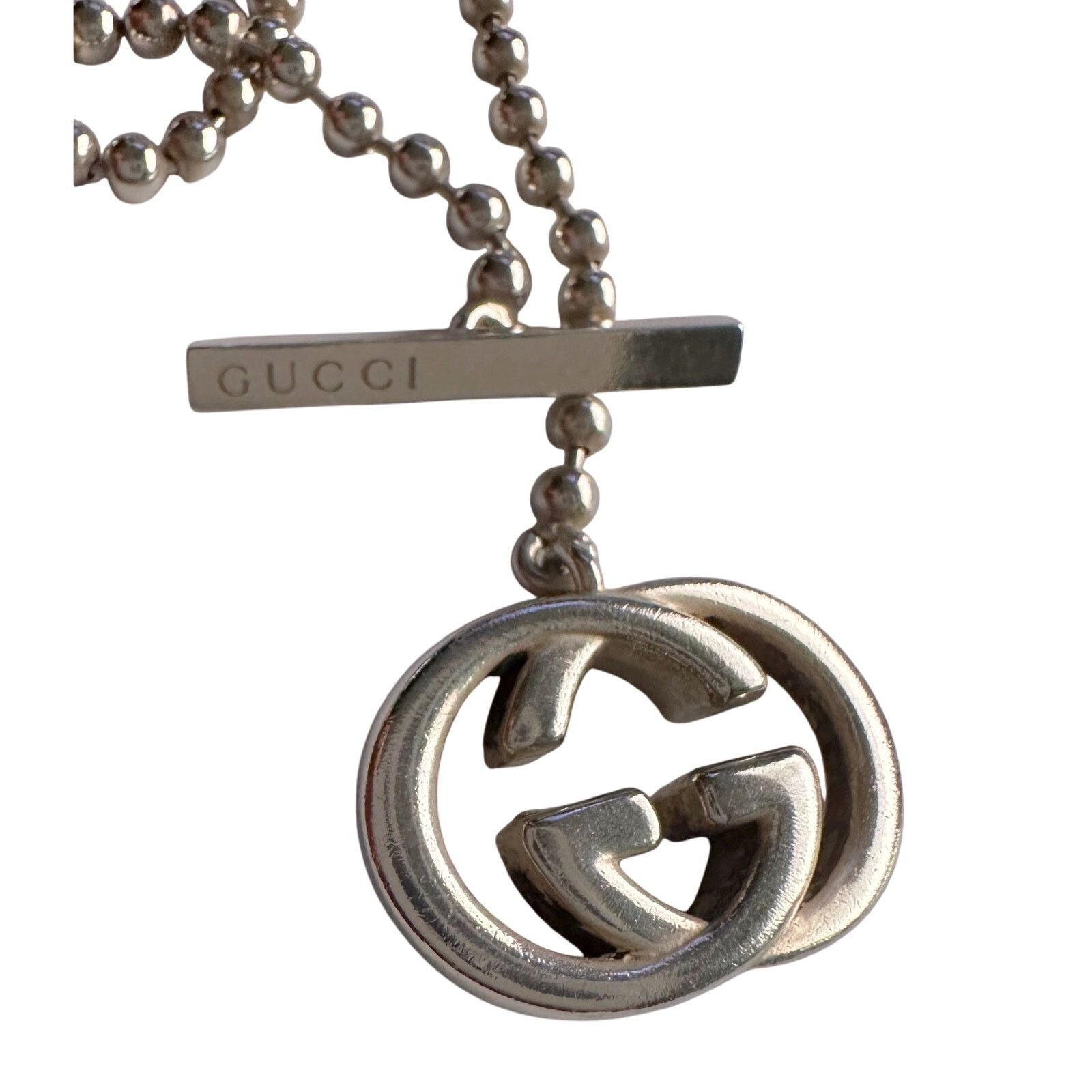 Gucci GUCCI GG Toggle Ball Chain Necklace with Box & Dust Bag Size ONE SIZE - 9 Thumbnail