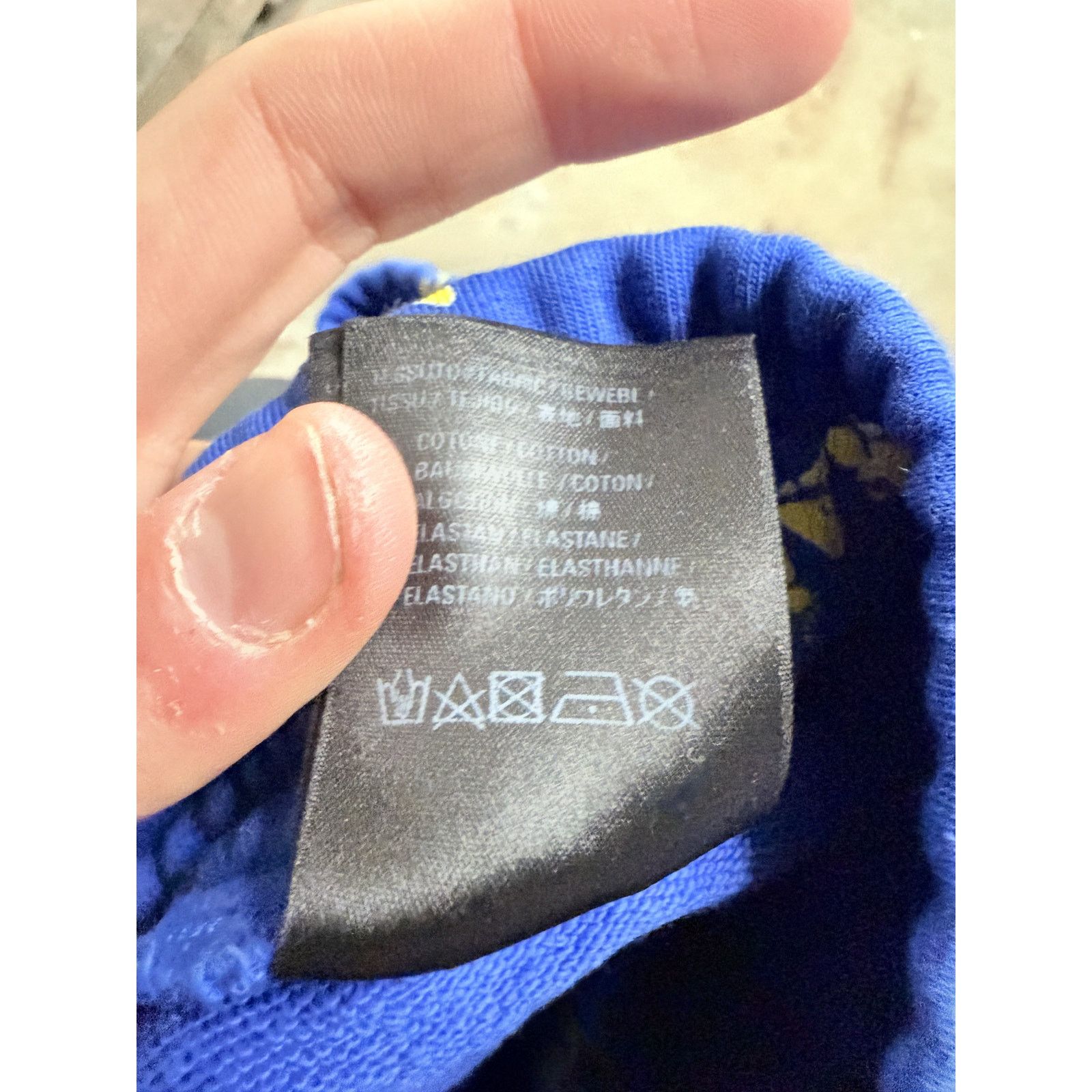 Balenciaga Balenciaga All Over Sweats Blue Yellow Used Small Size US 30 / EU 46 - 7 Thumbnail