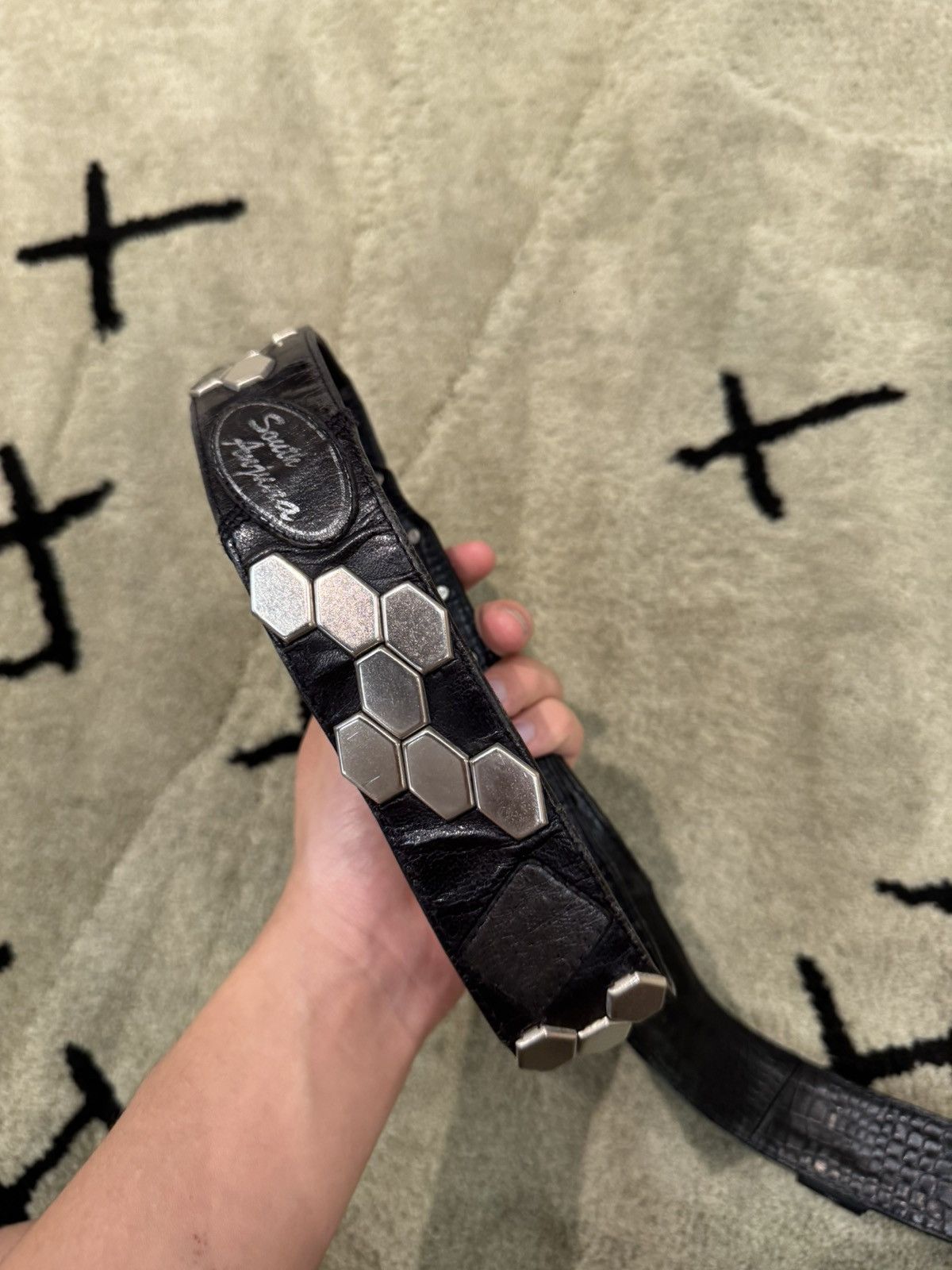 KMRii KMRii belt archive snake-pattern metal belt, 101 cm. Size ONE SIZE - 6 Thumbnail