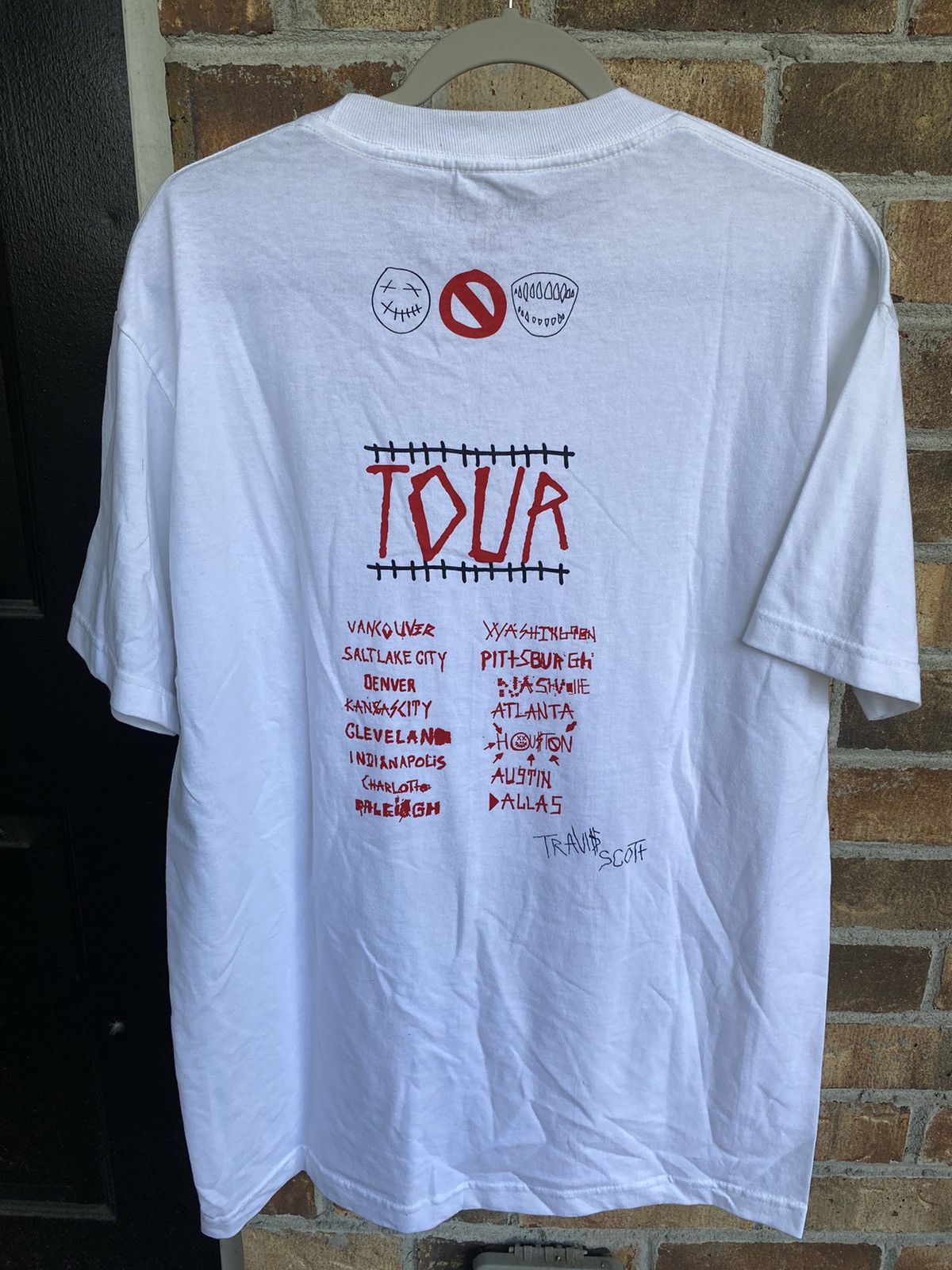 Travis Scott Blanco Tour 'Portrait' Tee Size US L / EU 52-54 / 3 - 2 Thumbnail