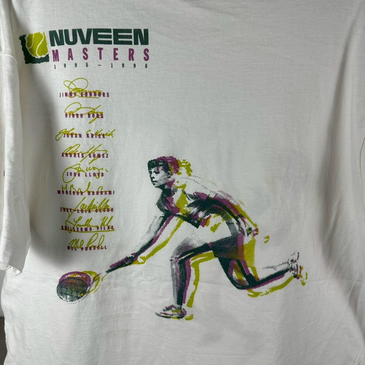 Fruit Of The Loom × Vintage Vintage 1995/96 Nuveen Masters Tennis Championship T-shirt Size US XL / EU 56 / 4 - 4 Thumbnail