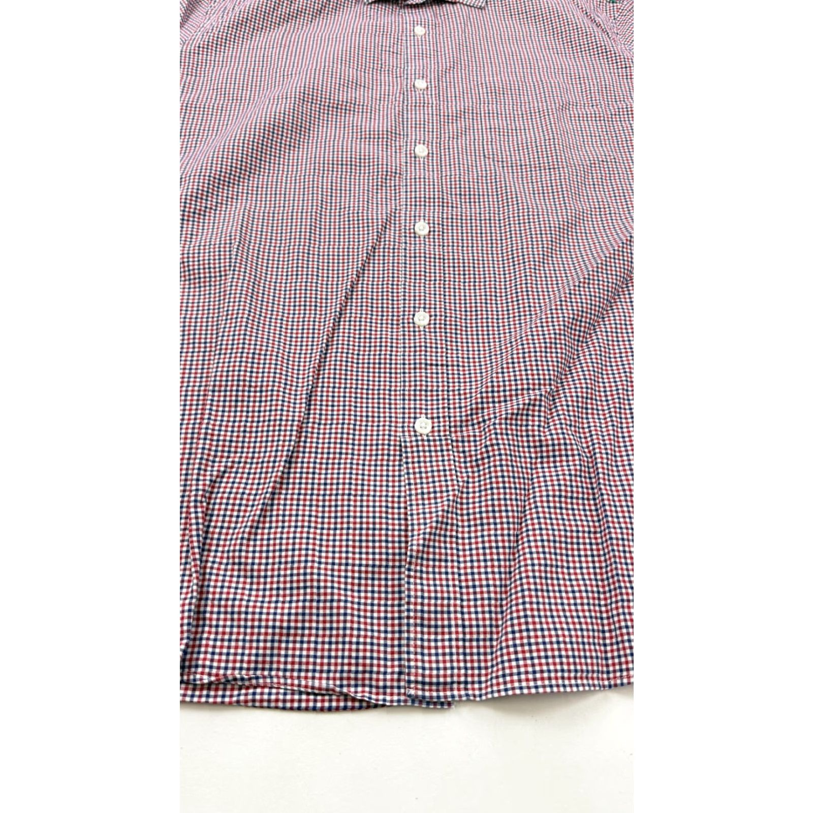 J.Crew J.Crew Shirt Mens Large Red Blue Check 100% Cotton Short Sleeve Ludlow Size US L / EU 52-54 / 3 - 2 Thumbnail