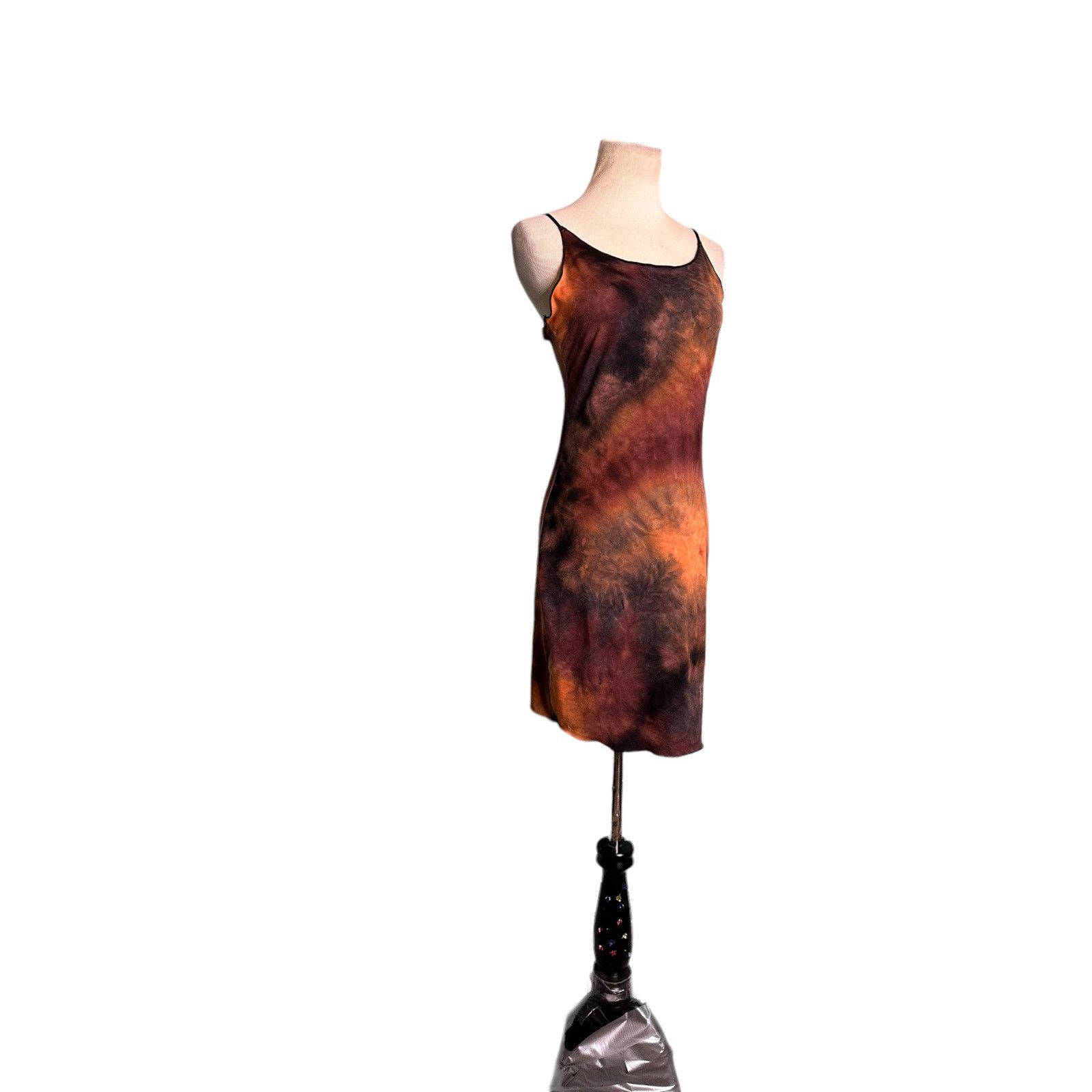 Shein Shein brown tie dye mini sleeveless summer dress size Medium Size M / US 6-8 / IT 42-44 - 5 Thumbnail