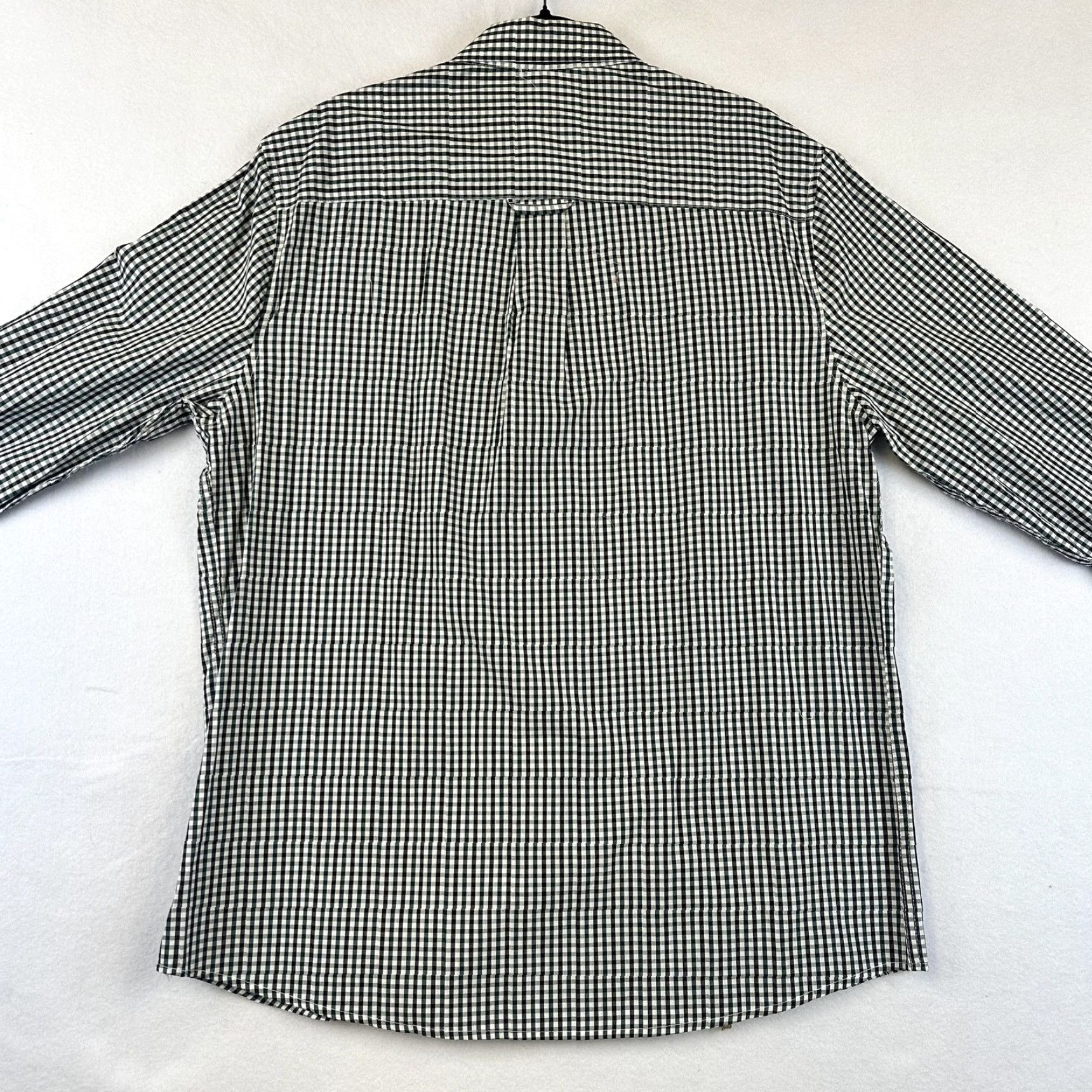 Vintage Tricots St Raphael Shirt Mens Large Green Black Check Button Down Casual New Size US L / EU 52-54 / 3 - 6 Thumbnail