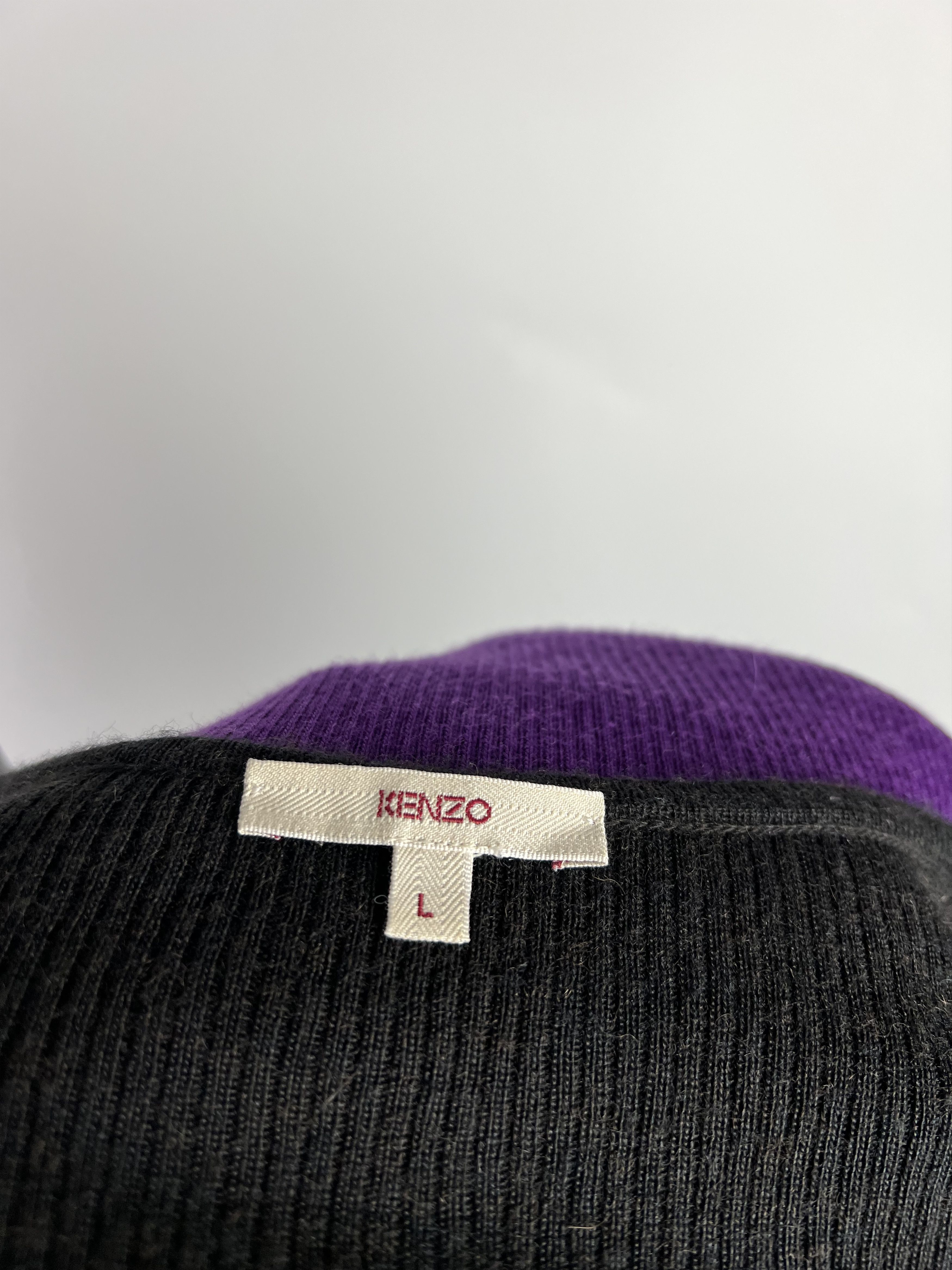 Kenzo Kenzo Wool Midi Dress Size L Size L / US 10 / IT 46 - 7 Thumbnail