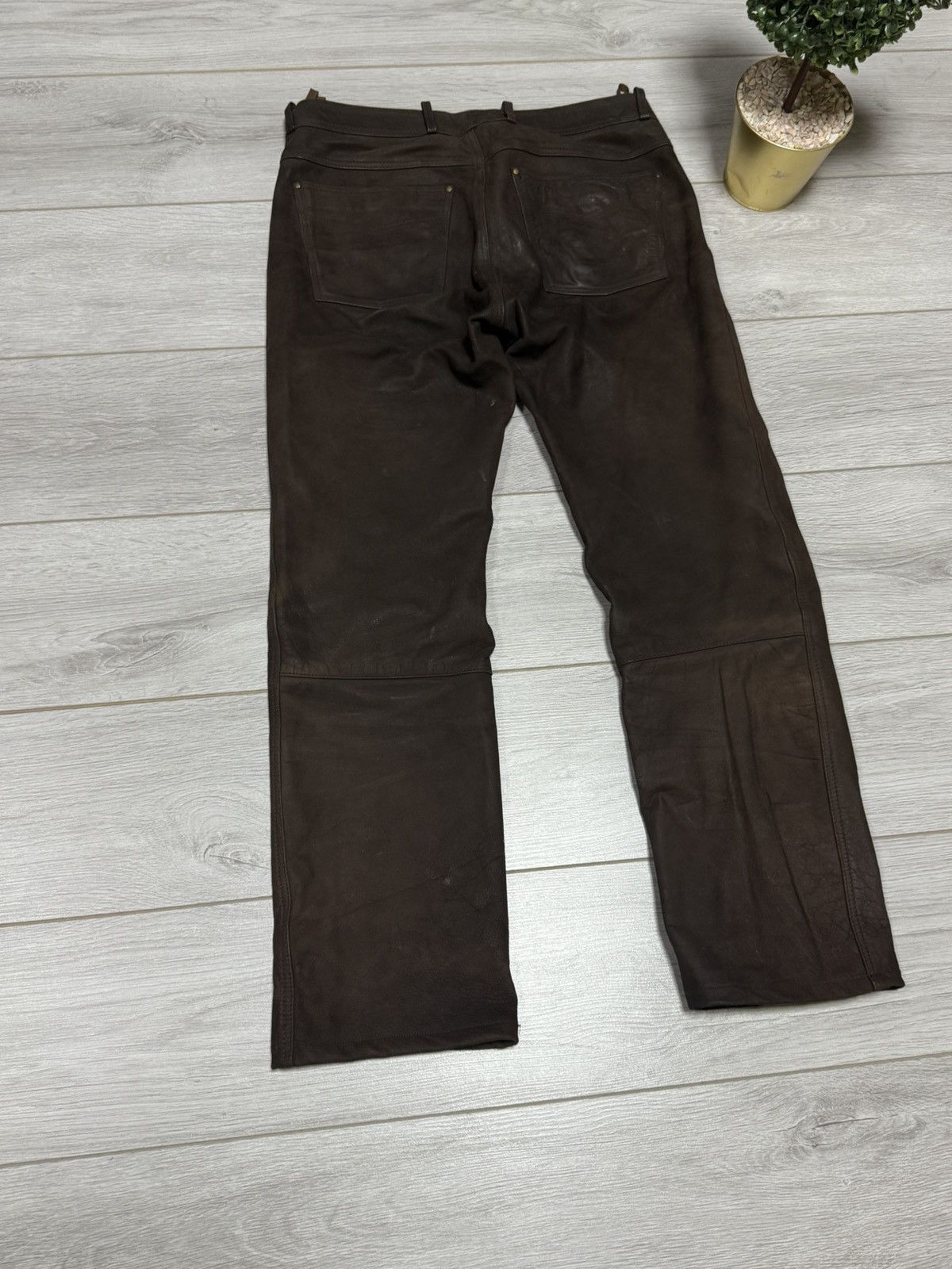 Leather Highway 1 Leather Moto Biker Pants vintage Size US 32 / EU 48 - 10 Thumbnail
