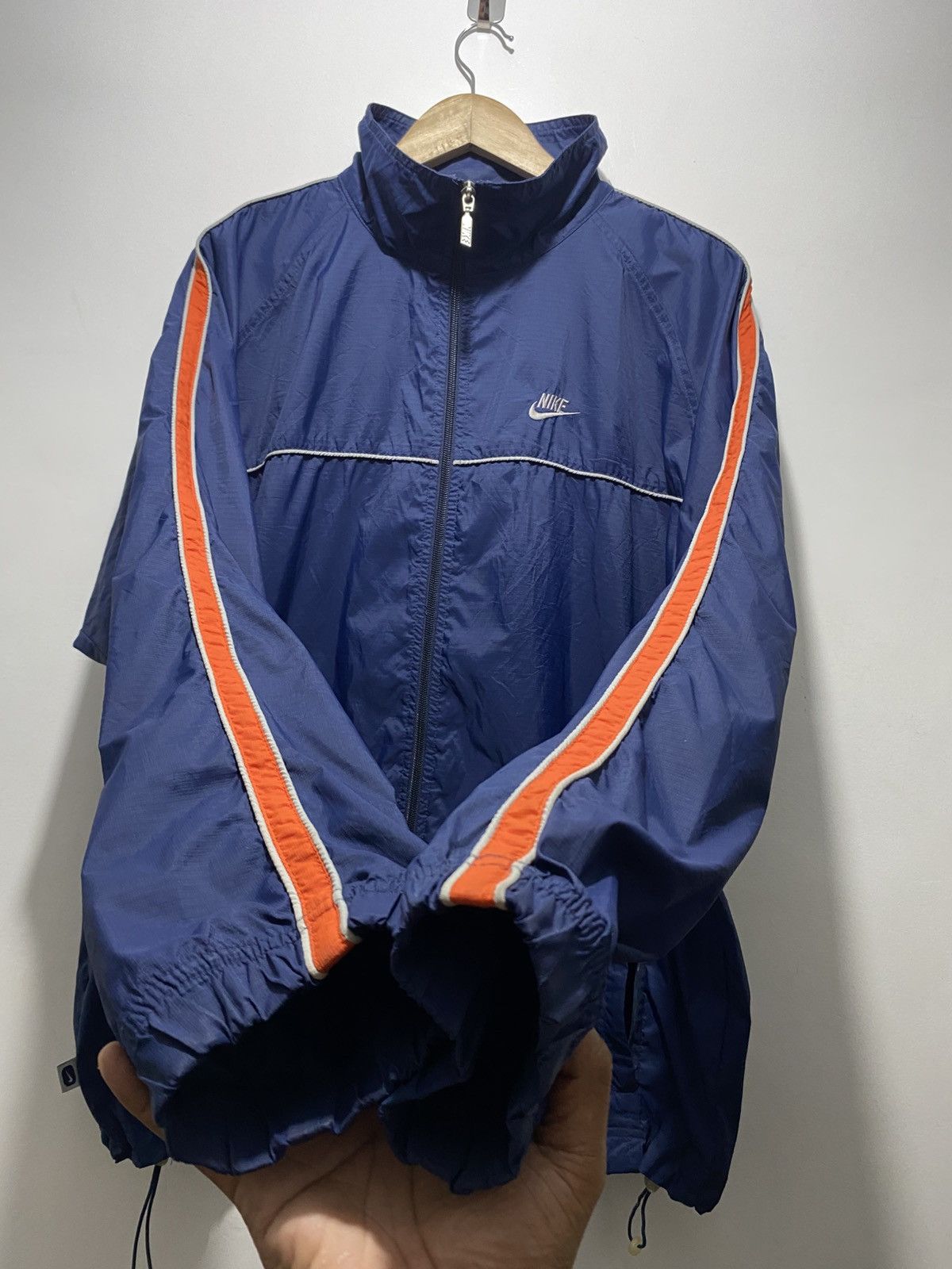Nike VINTAGE y2k NIKE TRACK ZIP-UP NYLON JACKET Size US L / EU 52-54 / 3 - 7 Thumbnail